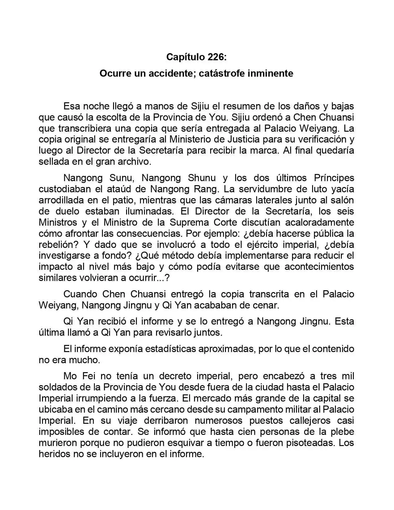 Jing Wei Qing Shang (Novela) - Capítulo 226 - Página 1 - LectorTMOo