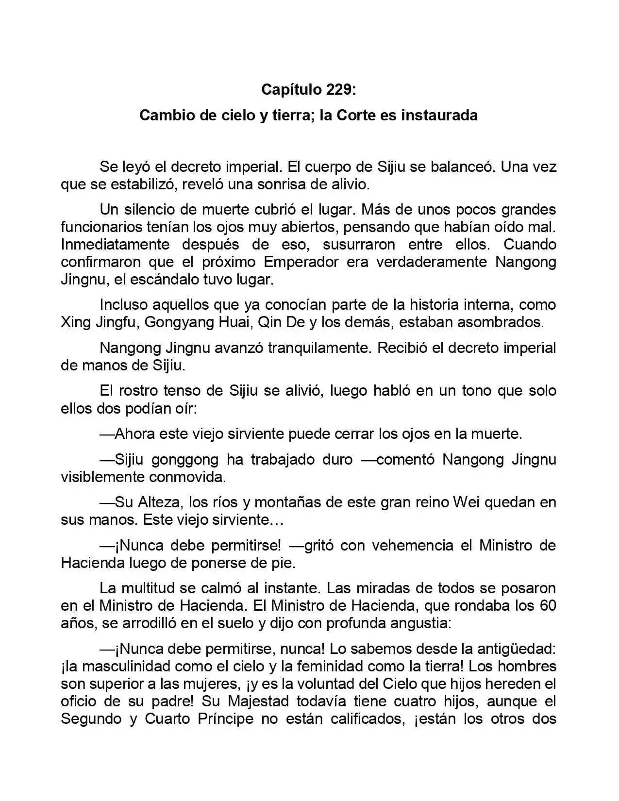Jing Wei Qing Shang (Novela) - Capítulo 229 - Página 1 - LectorTMOo