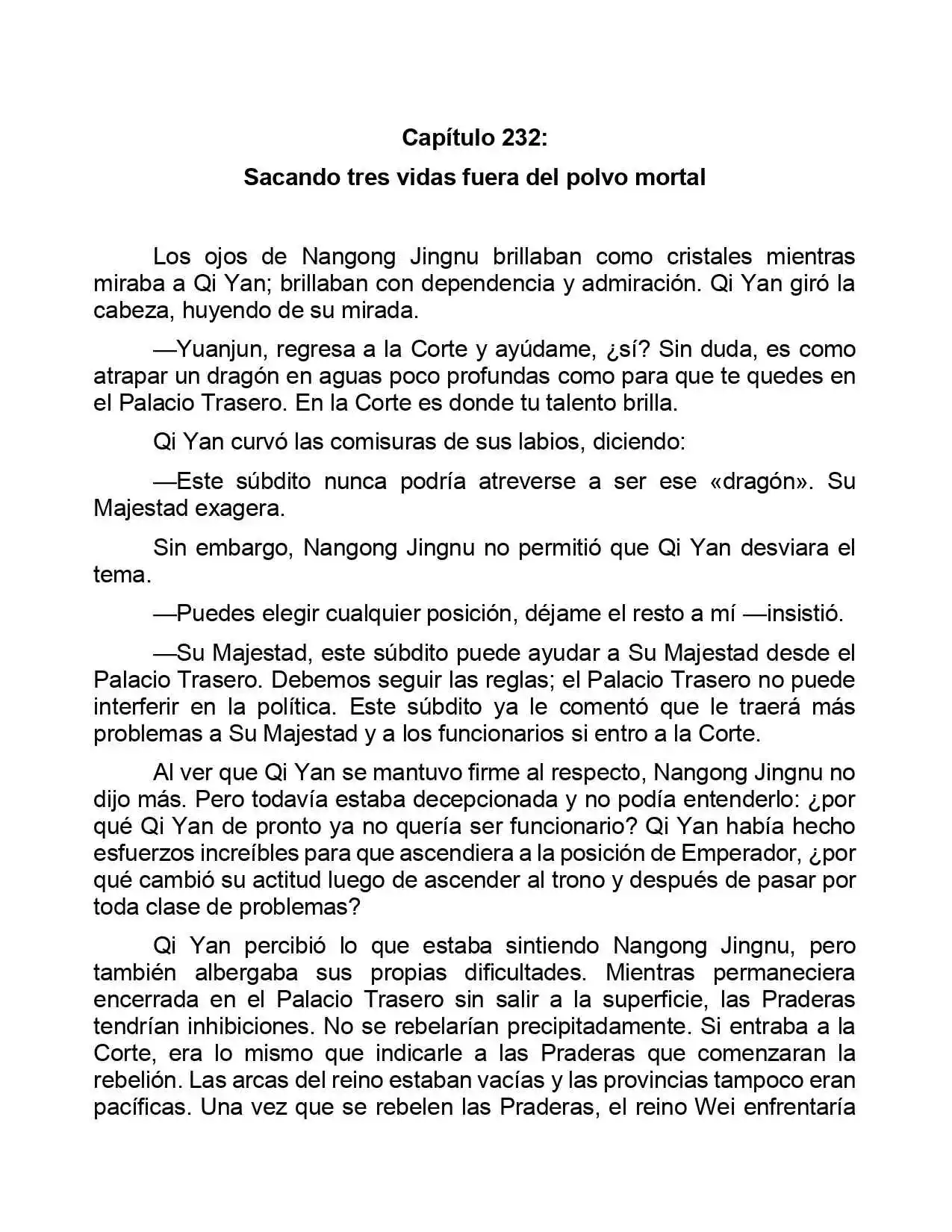 Jing Wei Qing Shang (Novela) - Capítulo 232 - Página 1 - LectorTMOo