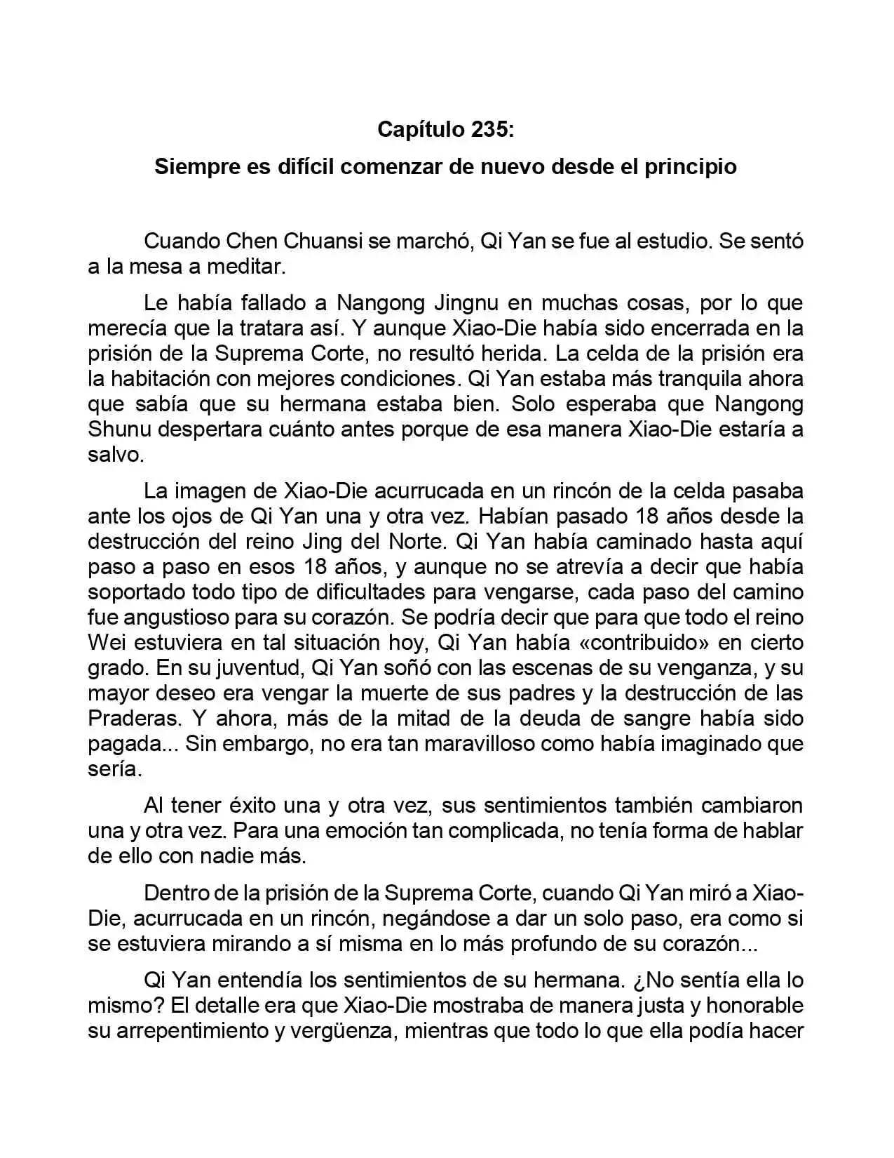 Jing Wei Qing Shang (Novela) - Capítulo 235 - Página 1 - LectorTMOo