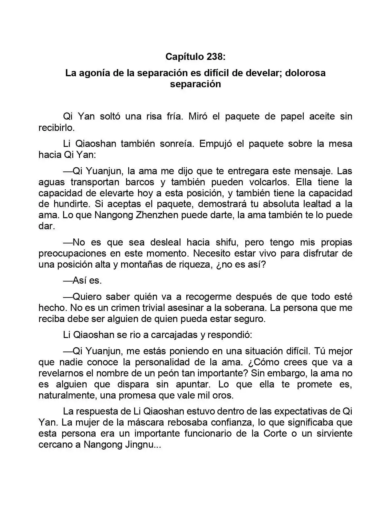 Jing Wei Qing Shang (Novela) - Capítulo 238 - Página 1 - LectorTMOo