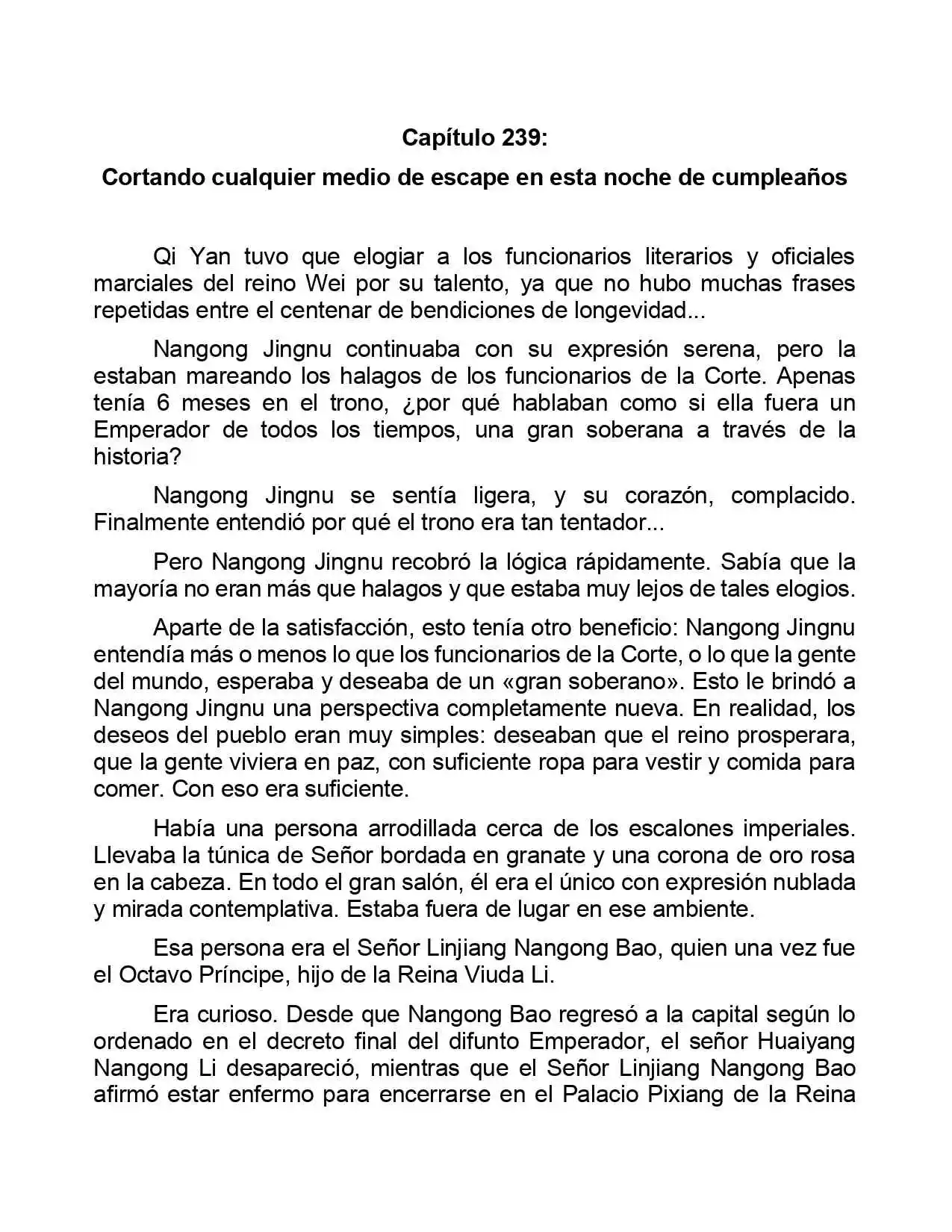 Jing Wei Qing Shang (Novela) - Capítulo 239 - Página 1 - LectorTMOo