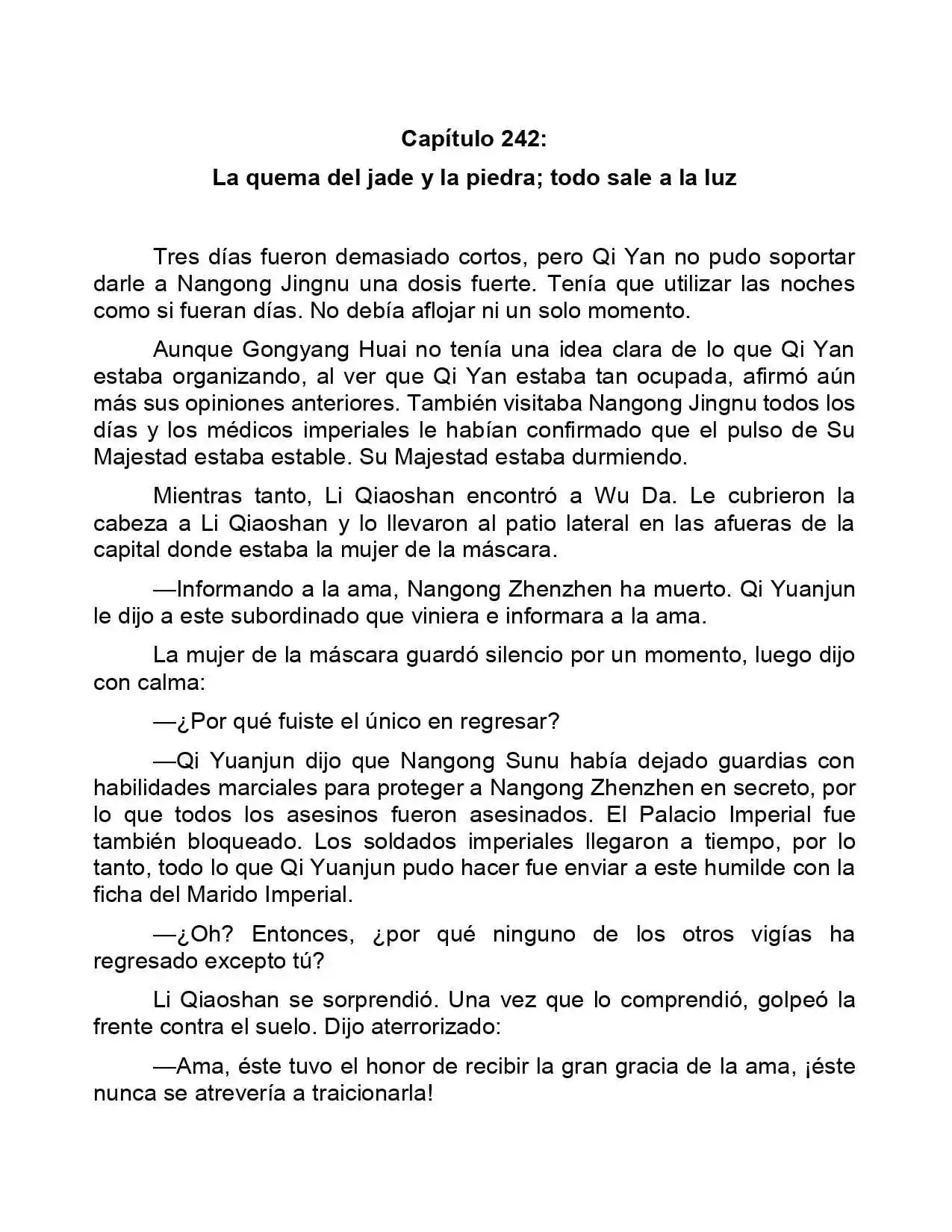 Jing Wei Qing Shang (Novela) - Capítulo 242 - Página 1 - LectorTMOo