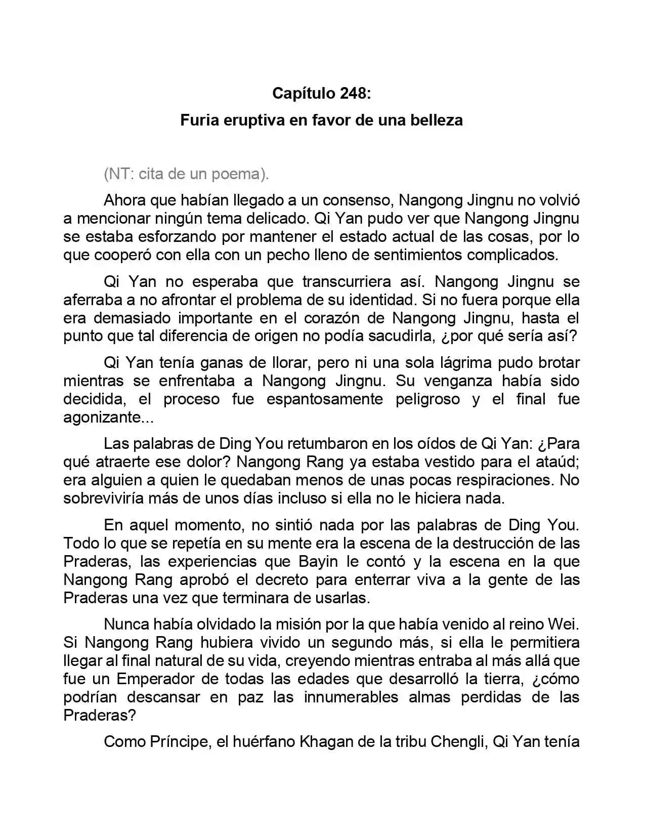 Jing Wei Qing Shang (Novela) - Capítulo 248 - Página 1 - LectorTMOo