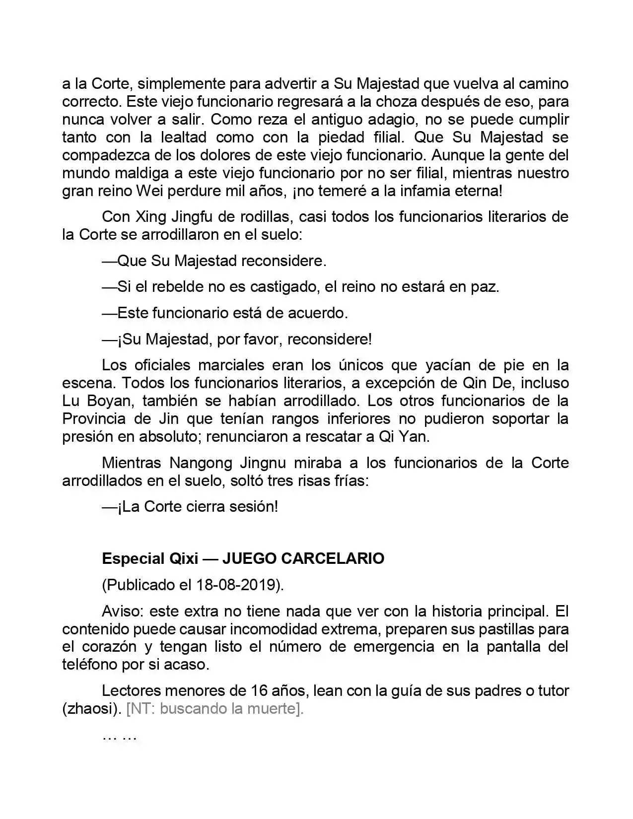 Jing Wei Qing Shang (Novela) - Capítulo 260 - Página 16 - LectorTMOo