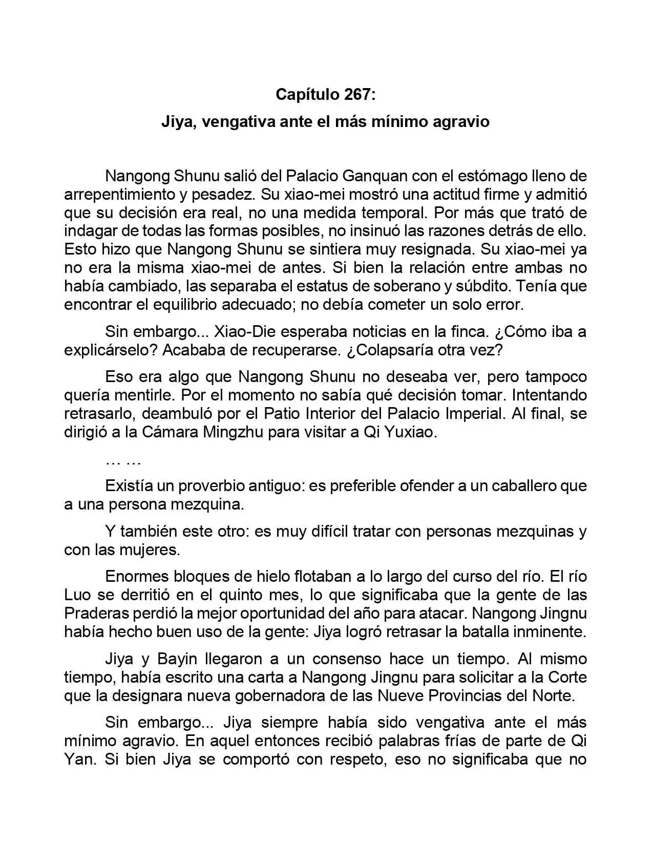 Jing Wei Qing Shang (Novela) - Capítulo 267 - Página 1 - LectorTMOo