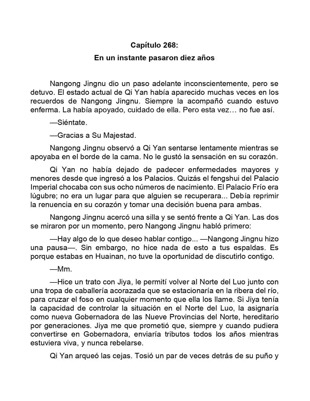 Jing Wei Qing Shang (Novela) - Capítulo 268 - Página 1 - LectorTMOo