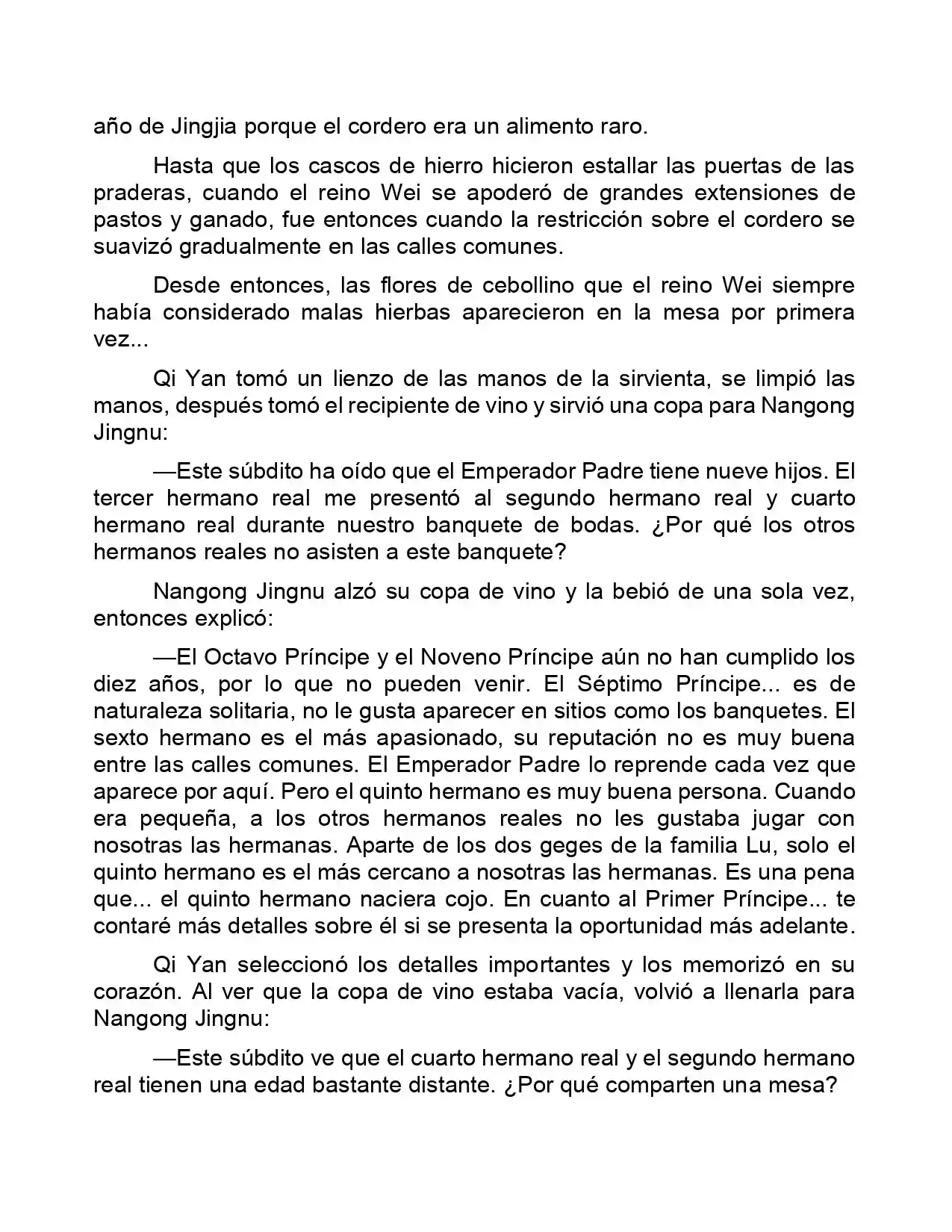 Jing Wei Qing Shang (Novela) - Capítulo 27 - Página 6 - LectorTMOo