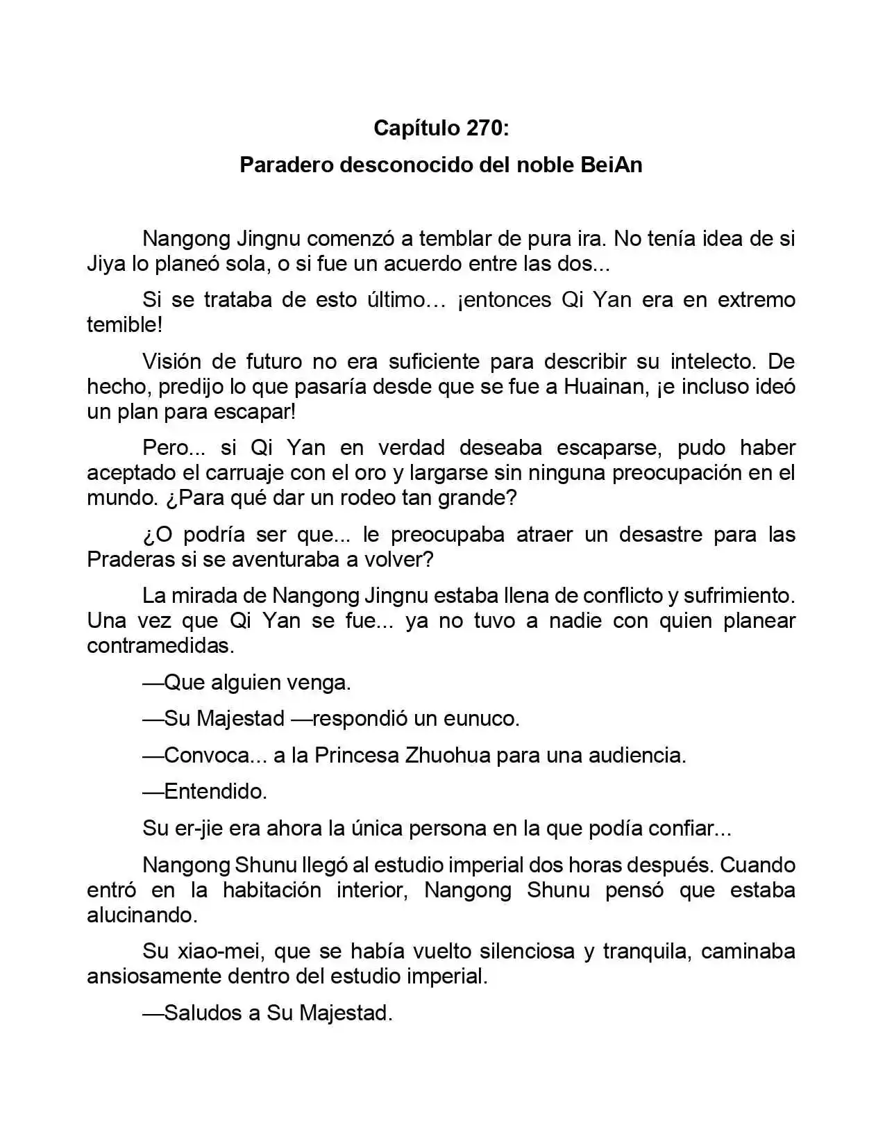 Jing Wei Qing Shang (Novela) - Capítulo 270 - Página 1 - LectorTMOo