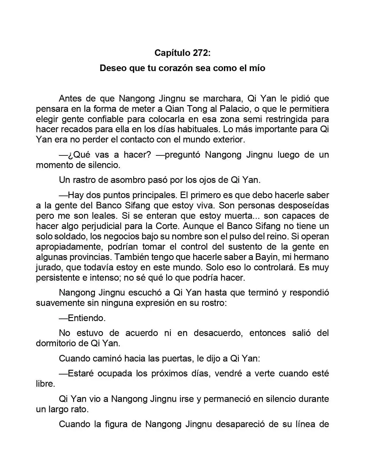 Jing Wei Qing Shang (Novela) - Capítulo 272 - Página 1 - LectorTMOo