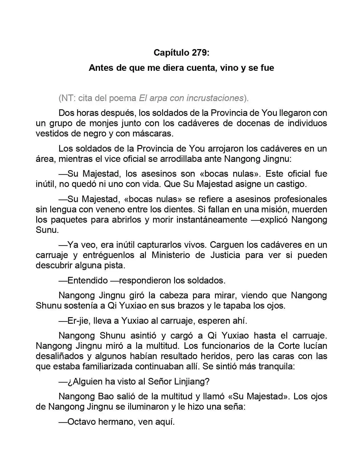 Jing Wei Qing Shang (Novela) - Capítulo 279 - Página 1 - LectorTMOo