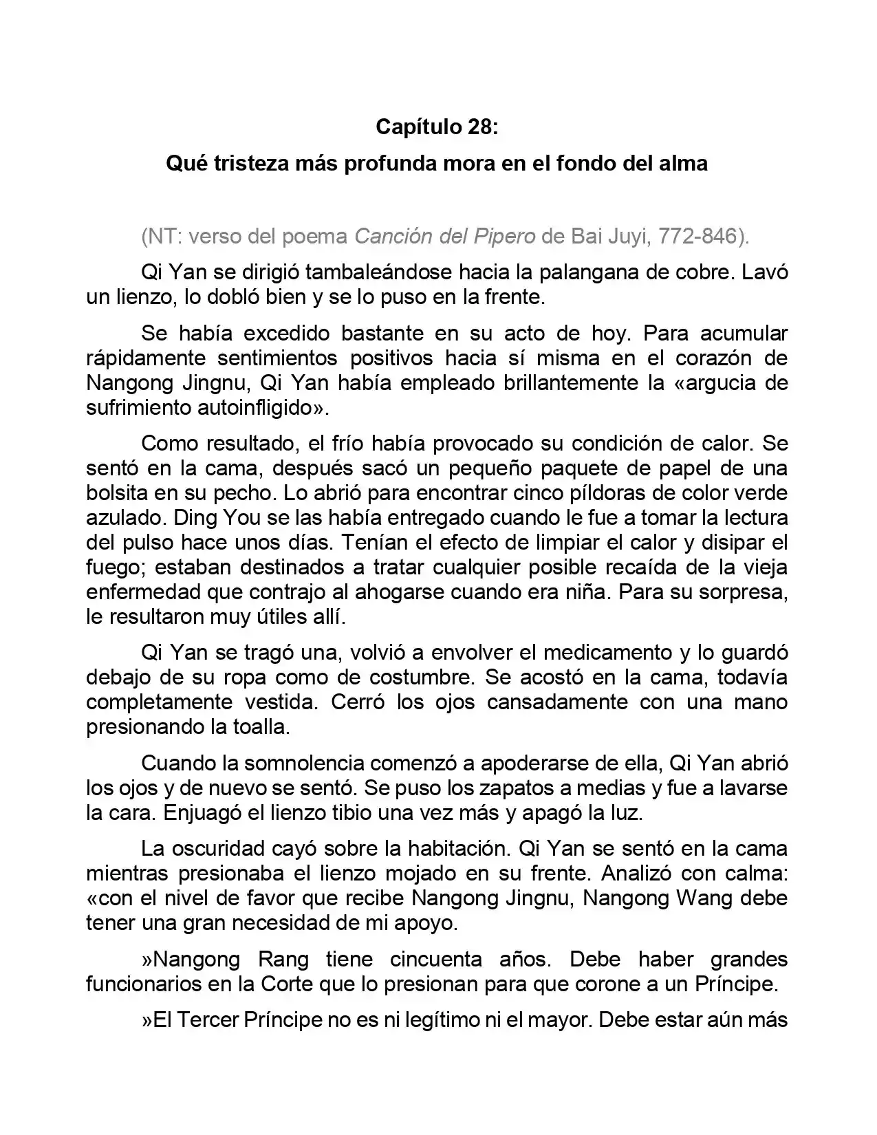 Jing Wei Qing Shang (Novela) - Capítulo 28 - Página 1 - LectorTMOo