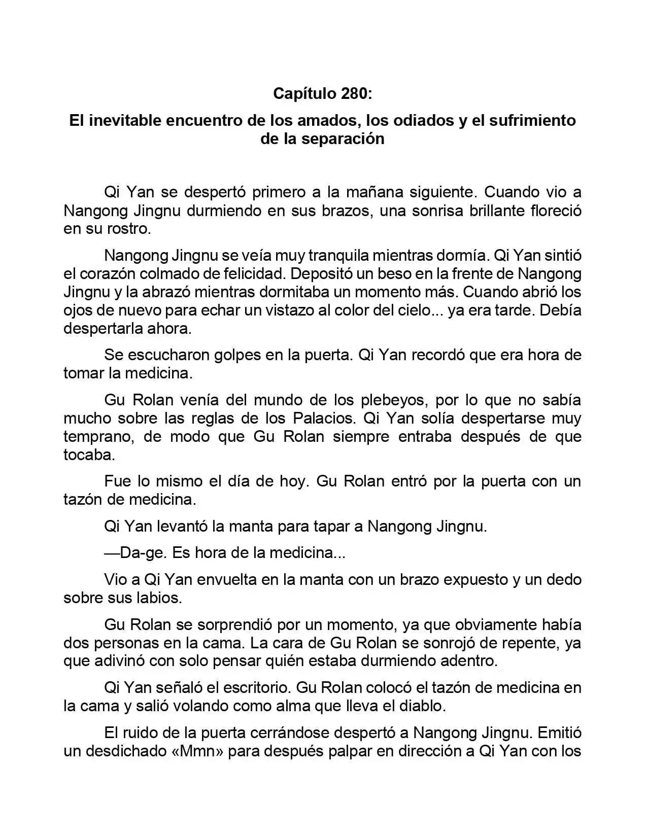 Jing Wei Qing Shang (Novela) - Capítulo 280 - Página 1 - LectorTMOo