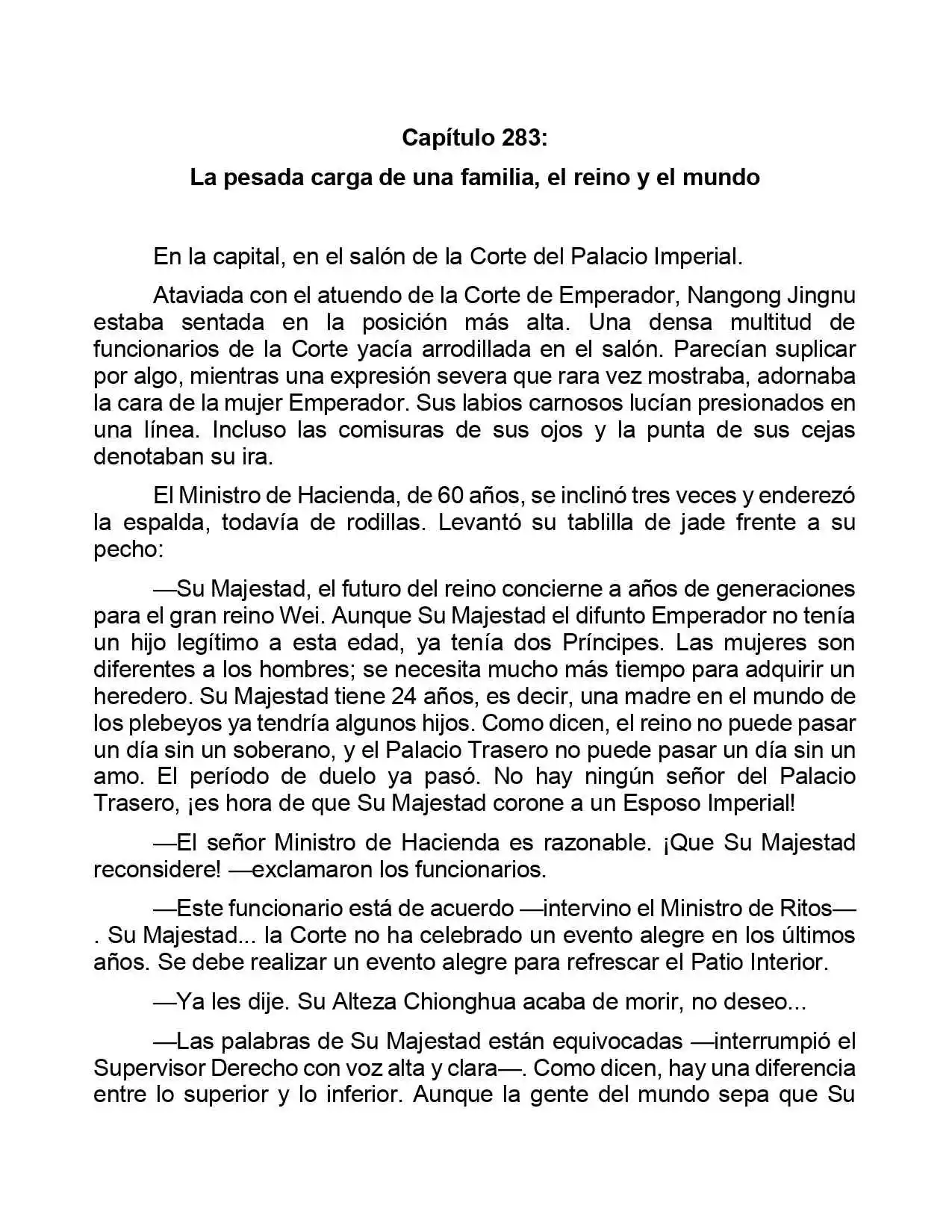 Jing Wei Qing Shang (Novela) - Capítulo 283 - Página 1 - LectorTMOo