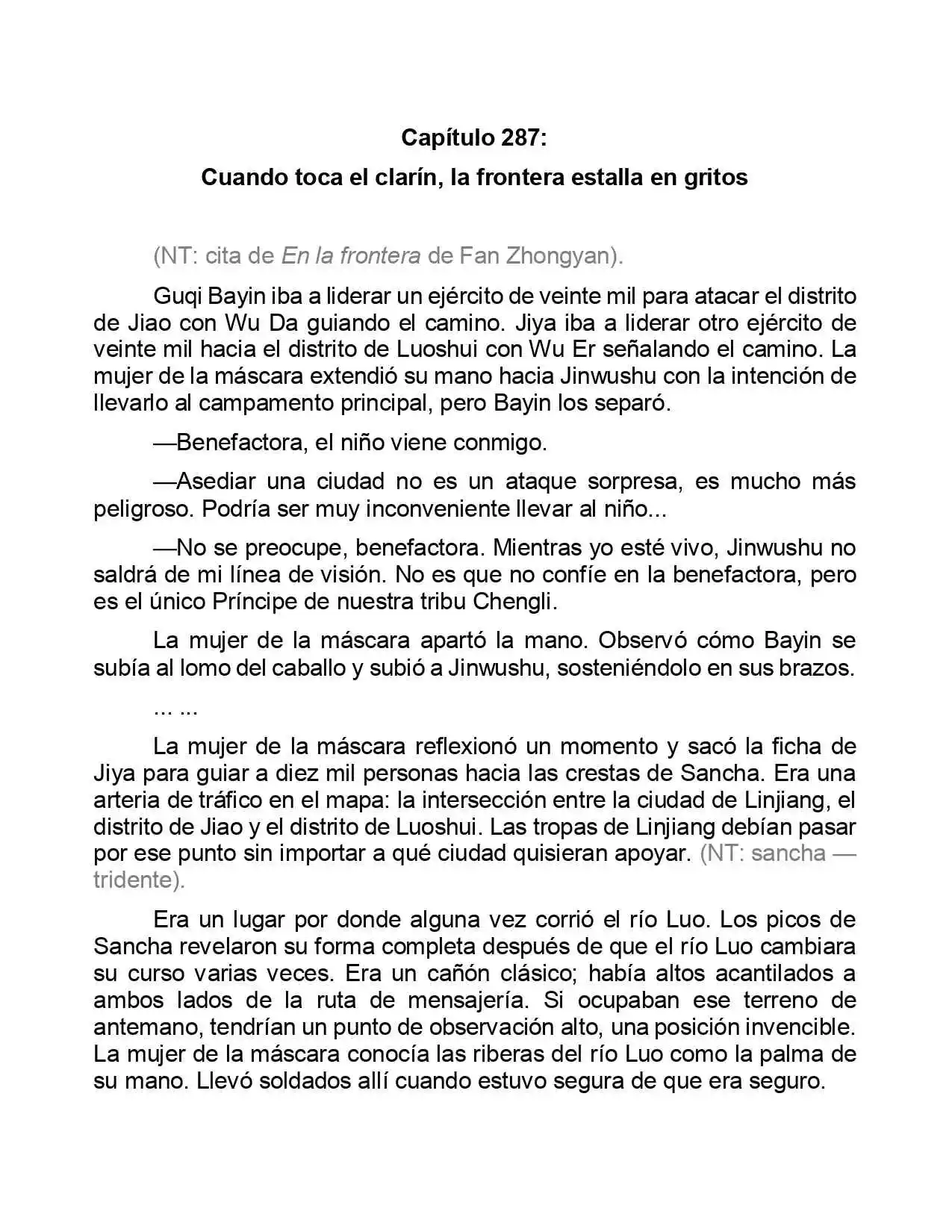 Jing Wei Qing Shang (Novela) - Capítulo 287 - Página 1 - LectorTMOo