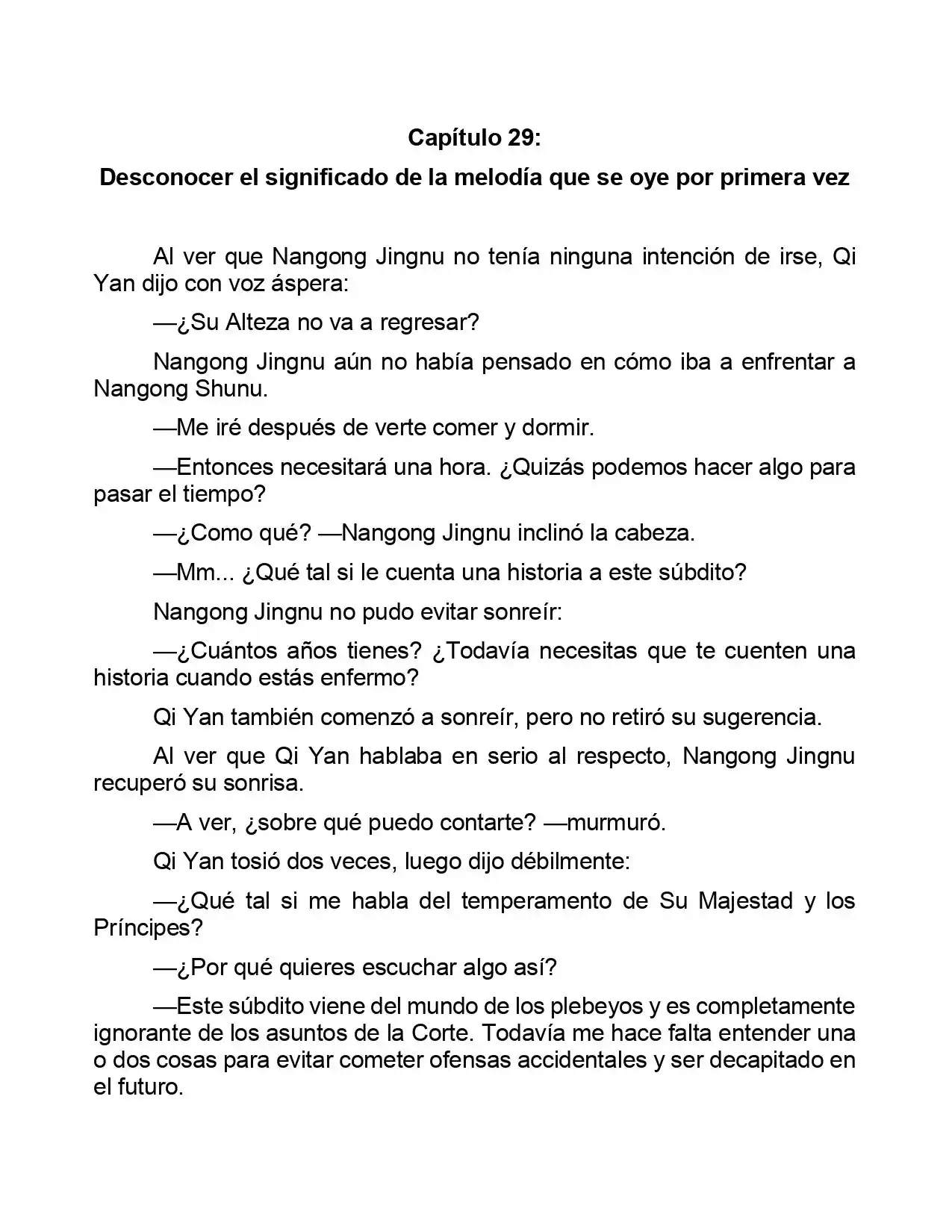 Jing Wei Qing Shang (Novela) - Capítulo 29 - Página 1 - LectorTMOo