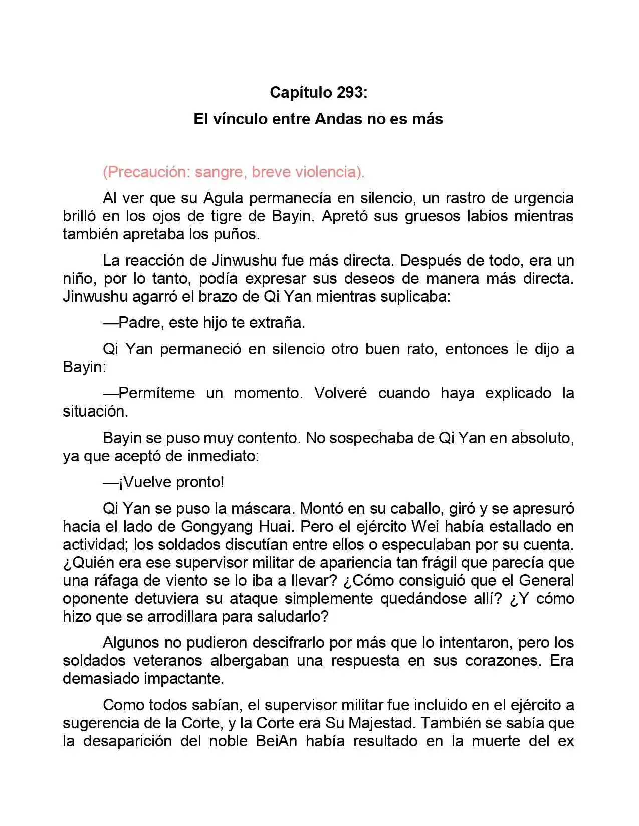 Jing Wei Qing Shang (Novela) - Capítulo 293 - Página 1 - LectorTMOo