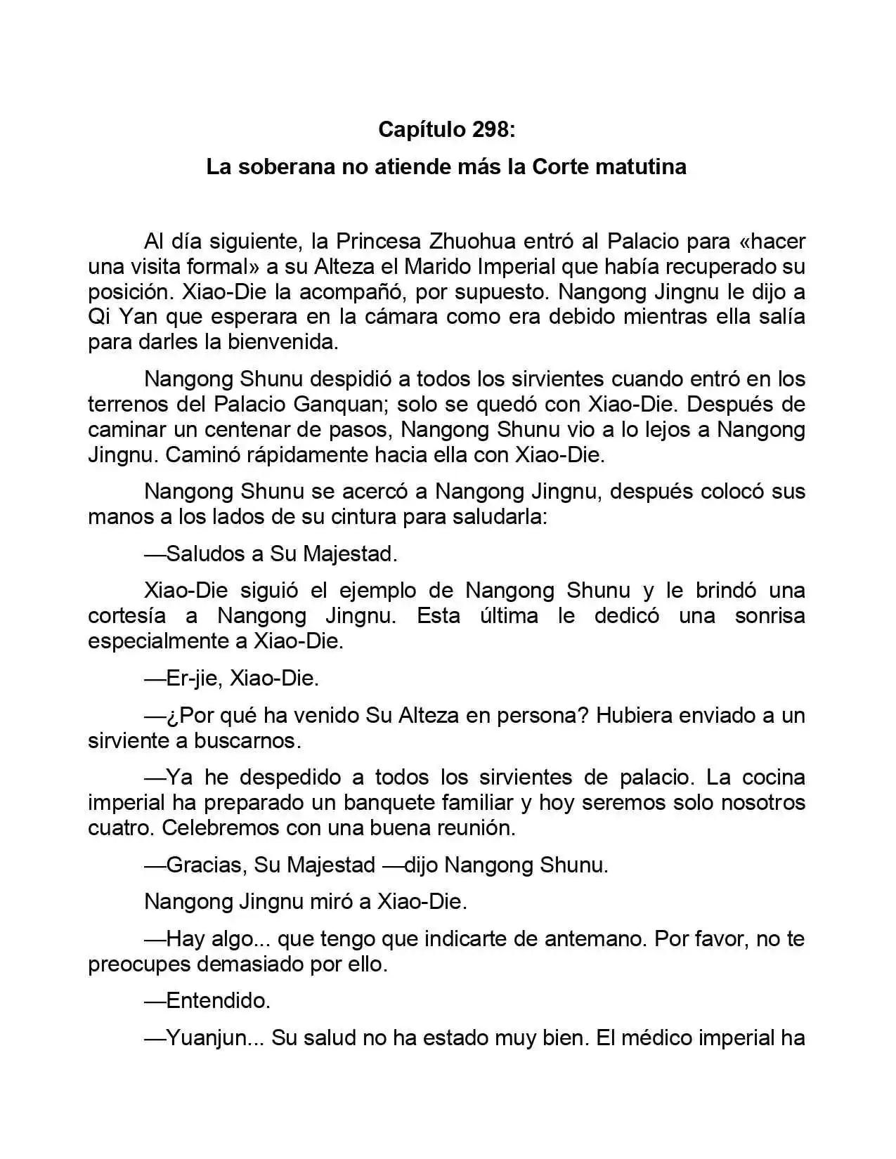 Jing Wei Qing Shang (Novela) - Capítulo 298 - Página 1 - LectorTMOo