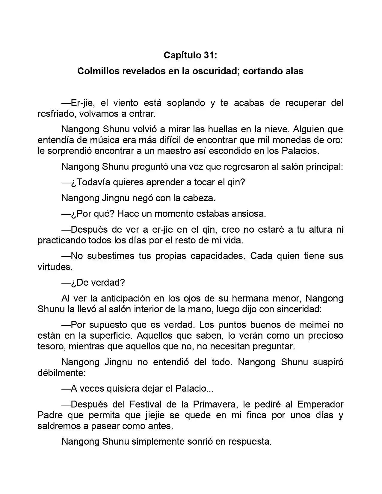 Jing Wei Qing Shang (Novela) - Capítulo 31 - Página 1 - LectorTMOo