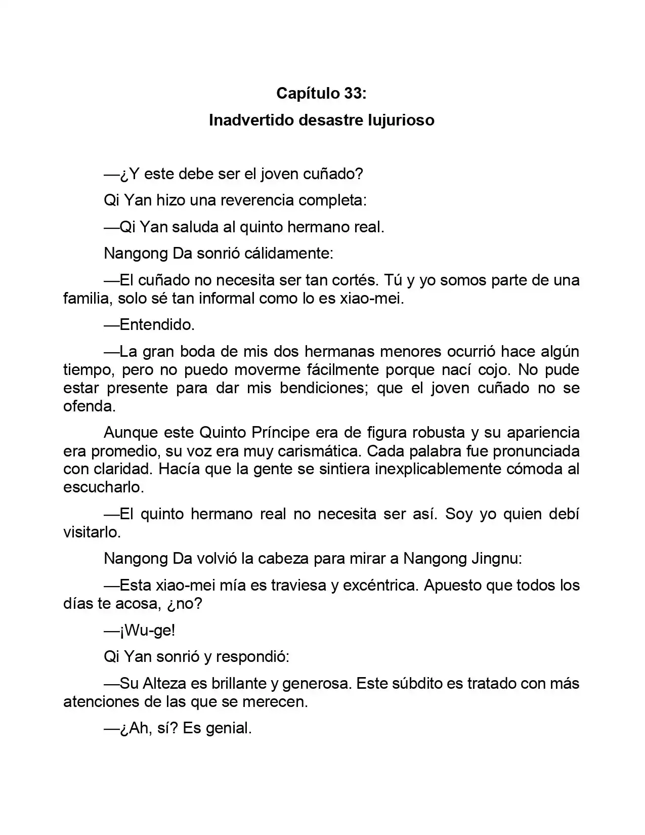 Jing Wei Qing Shang (Novela) - Capítulo 33 - Página 1 - LectorTMOo