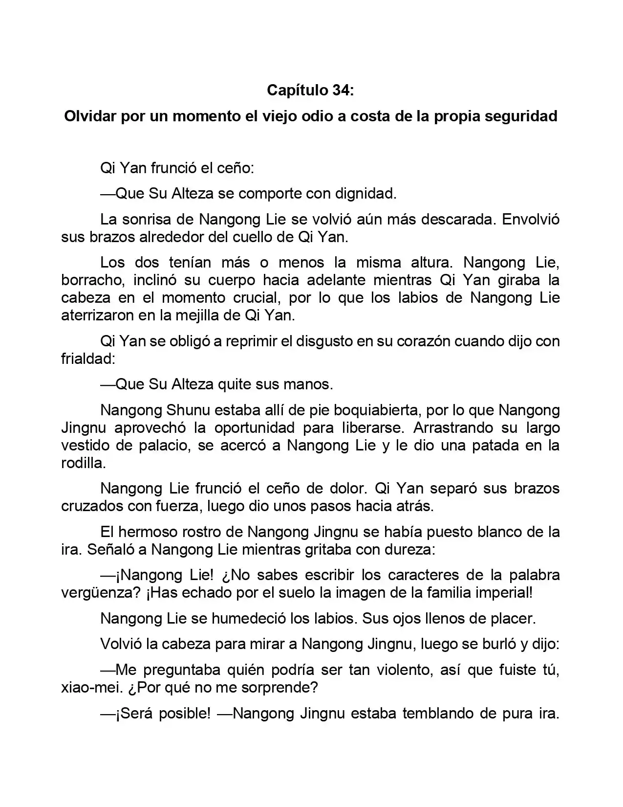 Jing Wei Qing Shang (Novela) - Capítulo 34 - Página 1 - LectorTMOo
