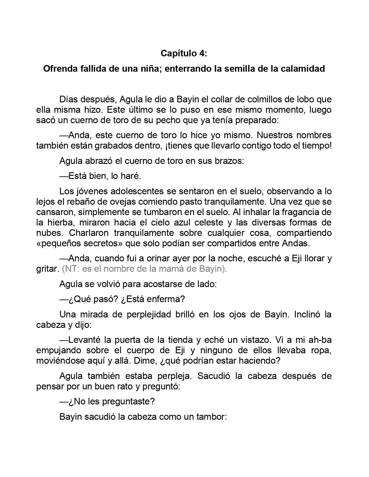 Jing Wei Qing Shang (Novela) - Capítulo 4 - Página 1 - LectorTMOo