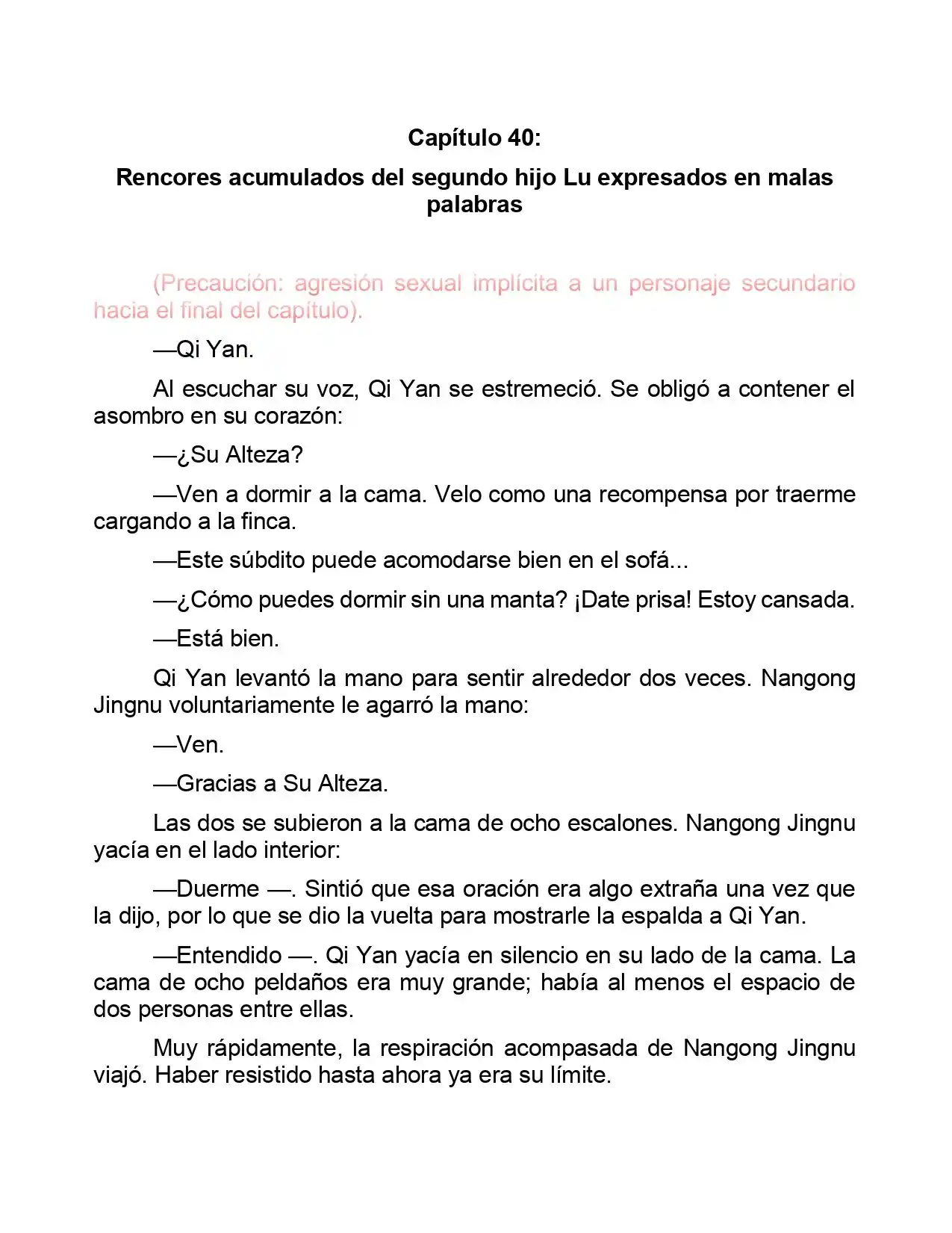 Jing Wei Qing Shang (Novela) - Capítulo 40 - Página 1 - LectorTMOo