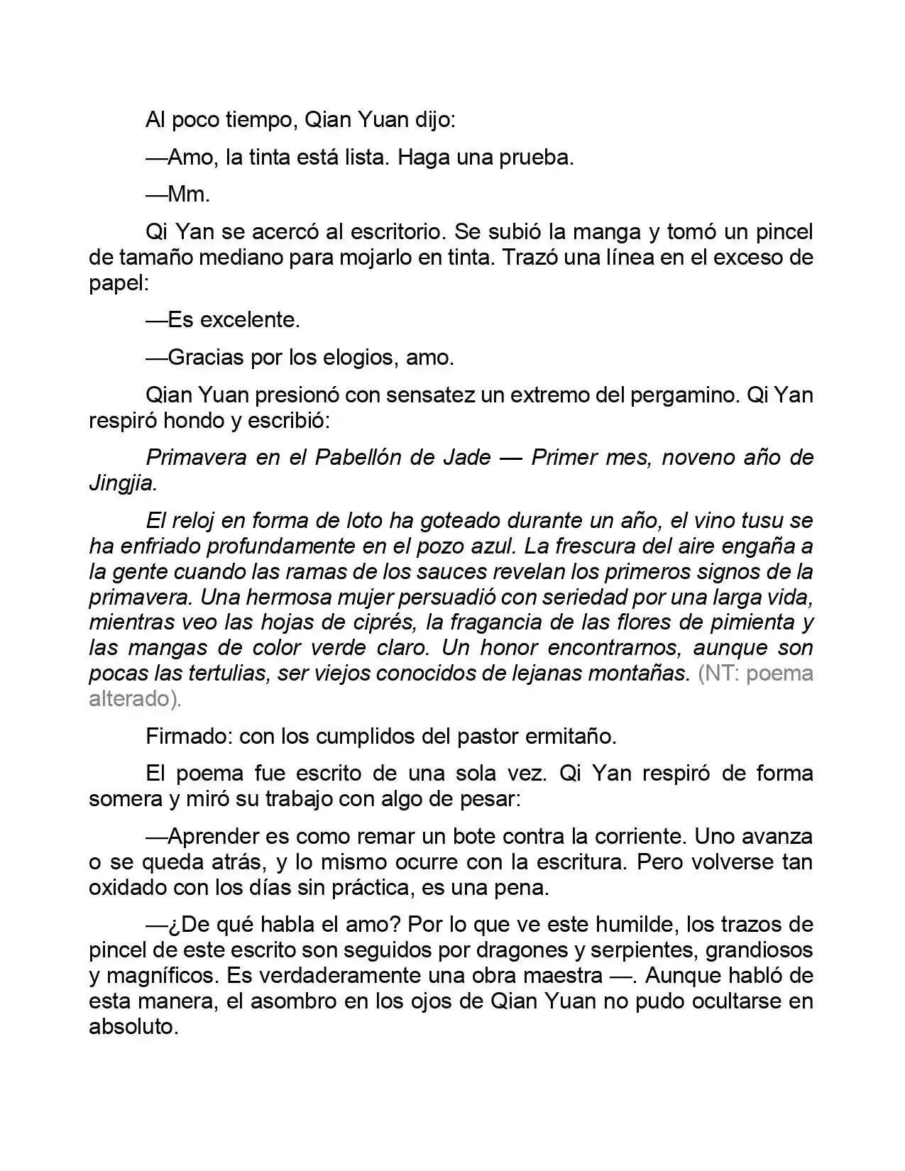 Jing Wei Qing Shang (Novela) - Capítulo 48 - Página 6 - LectorTMOo