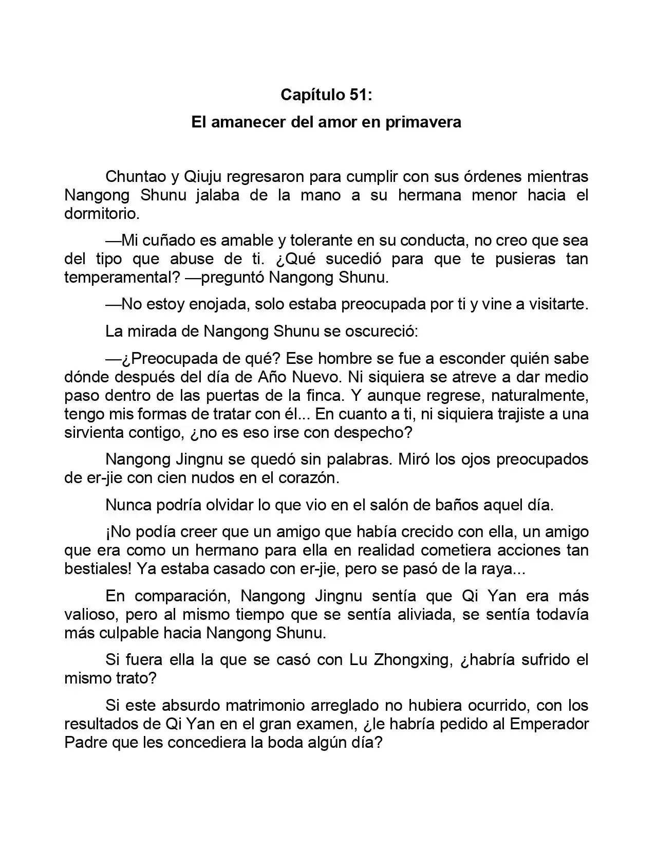 Jing Wei Qing Shang (Novela) - Capítulo 51 - Página 1 - LectorTMOo