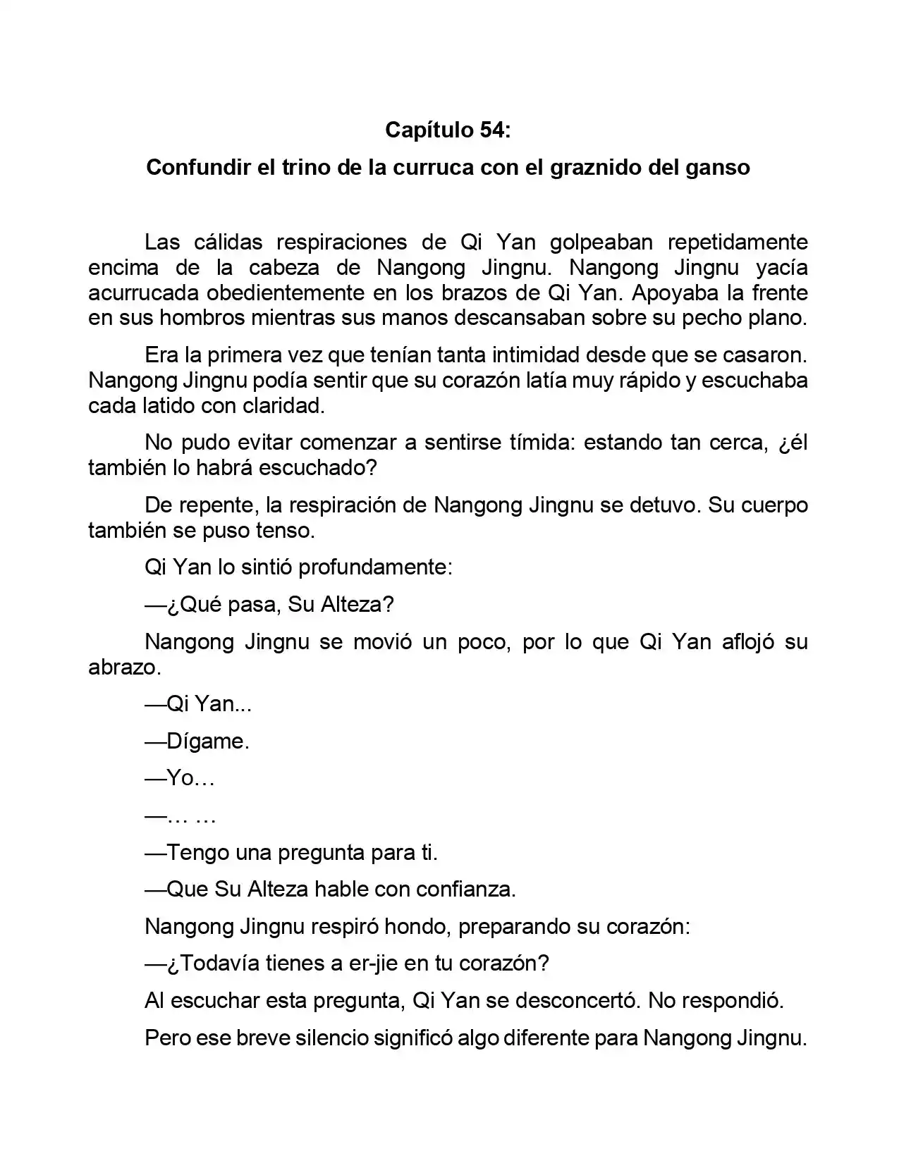 Jing Wei Qing Shang (Novela) - Capítulo 54 - Página 1 - LectorTMOo