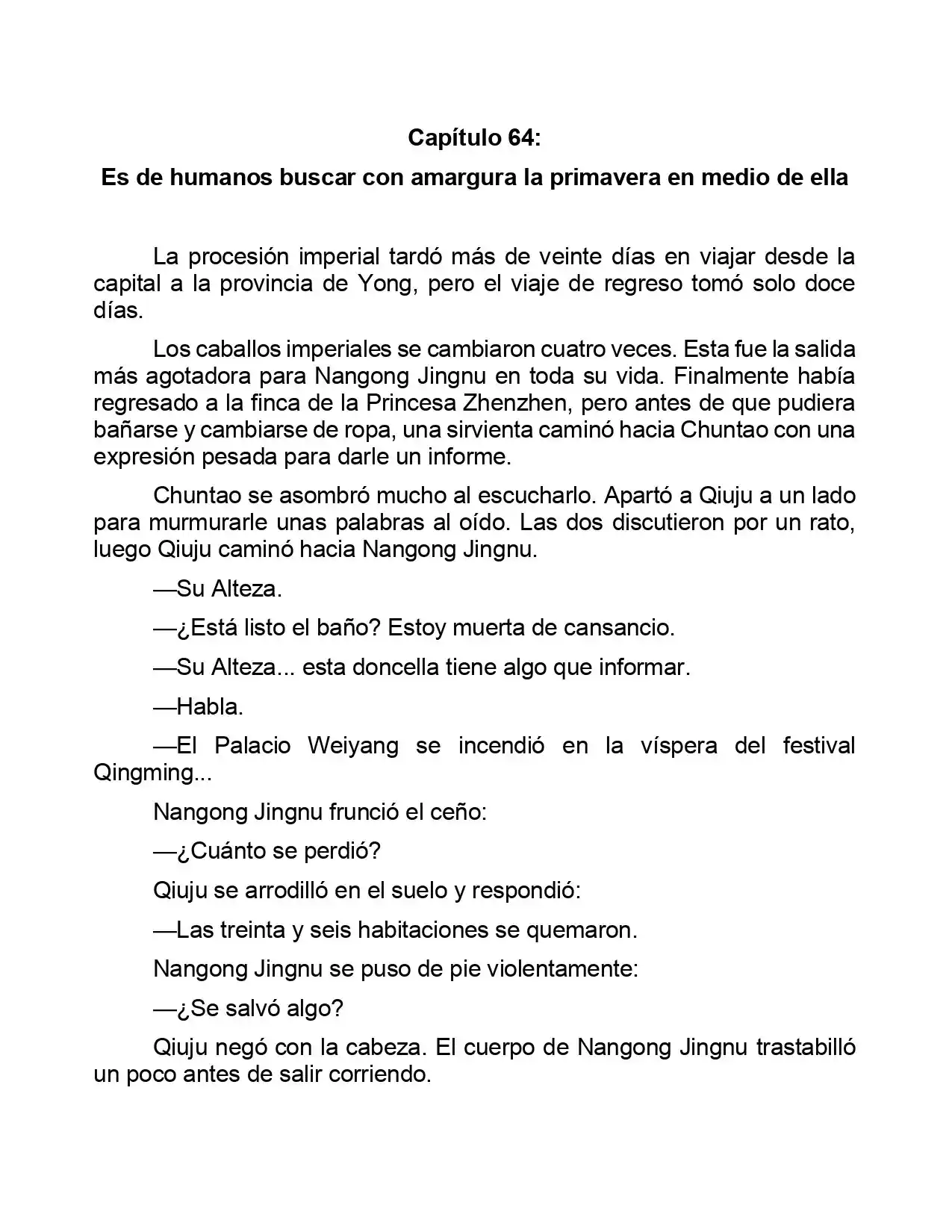 Jing Wei Qing Shang (Novela) - Capítulo 64 - Página 1 - LectorTMOo