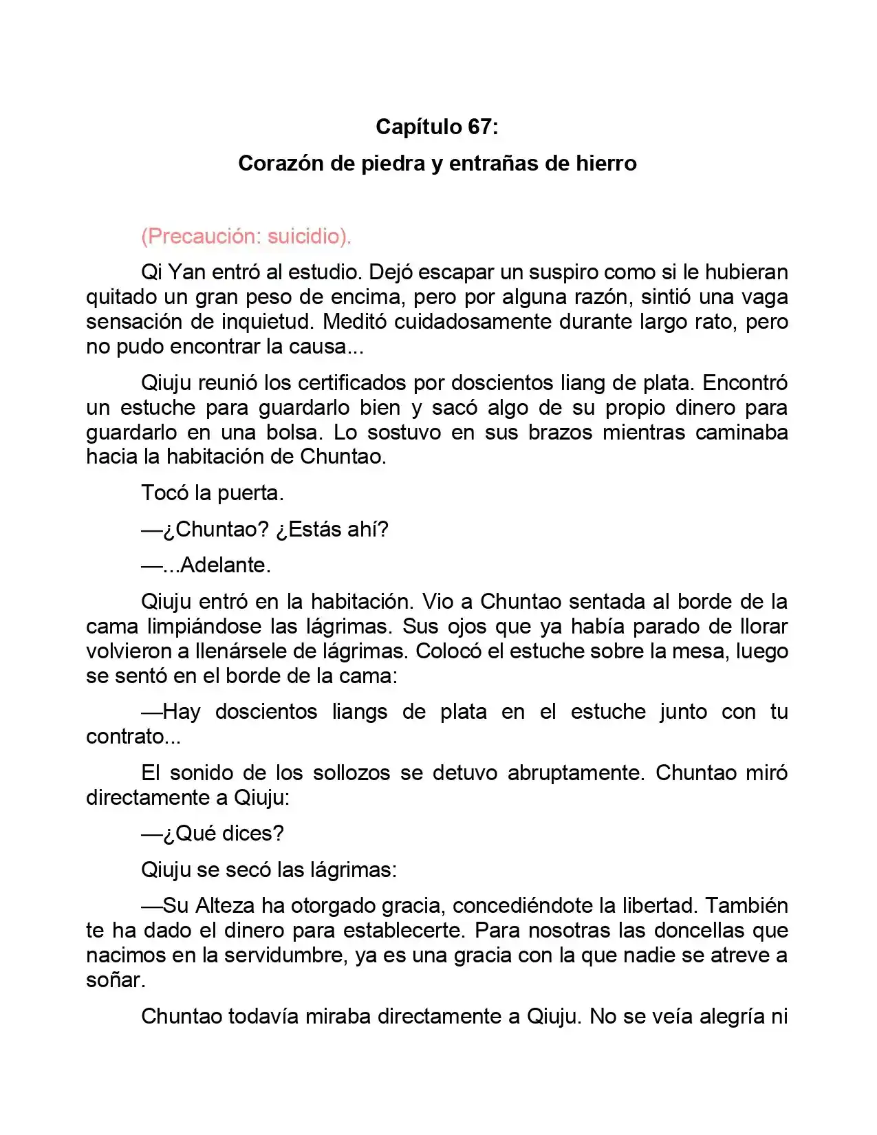 Jing Wei Qing Shang (Novela) - Capítulo 67 - Página 1 - LectorTMOo