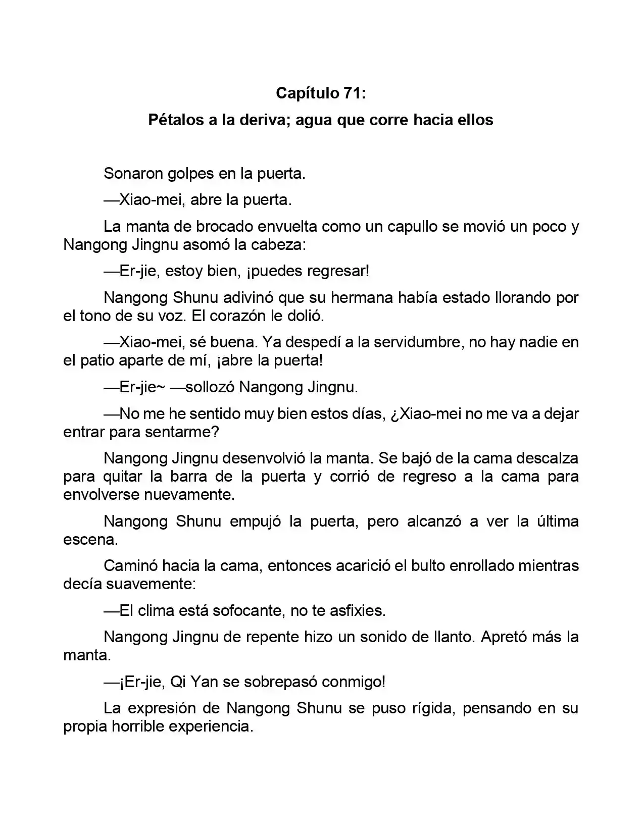 Jing Wei Qing Shang (Novela) - Capítulo 71 - Página 1 - LectorTMOo