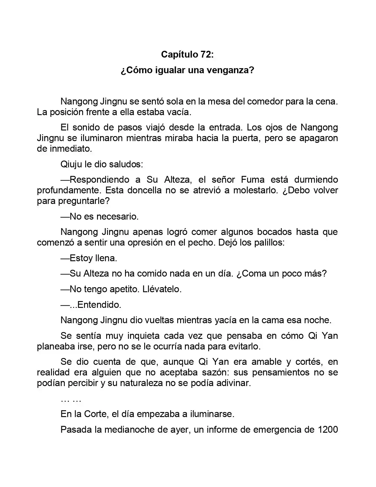 Jing Wei Qing Shang (Novela) - Capítulo 72 - Página 1 - LectorTMOo