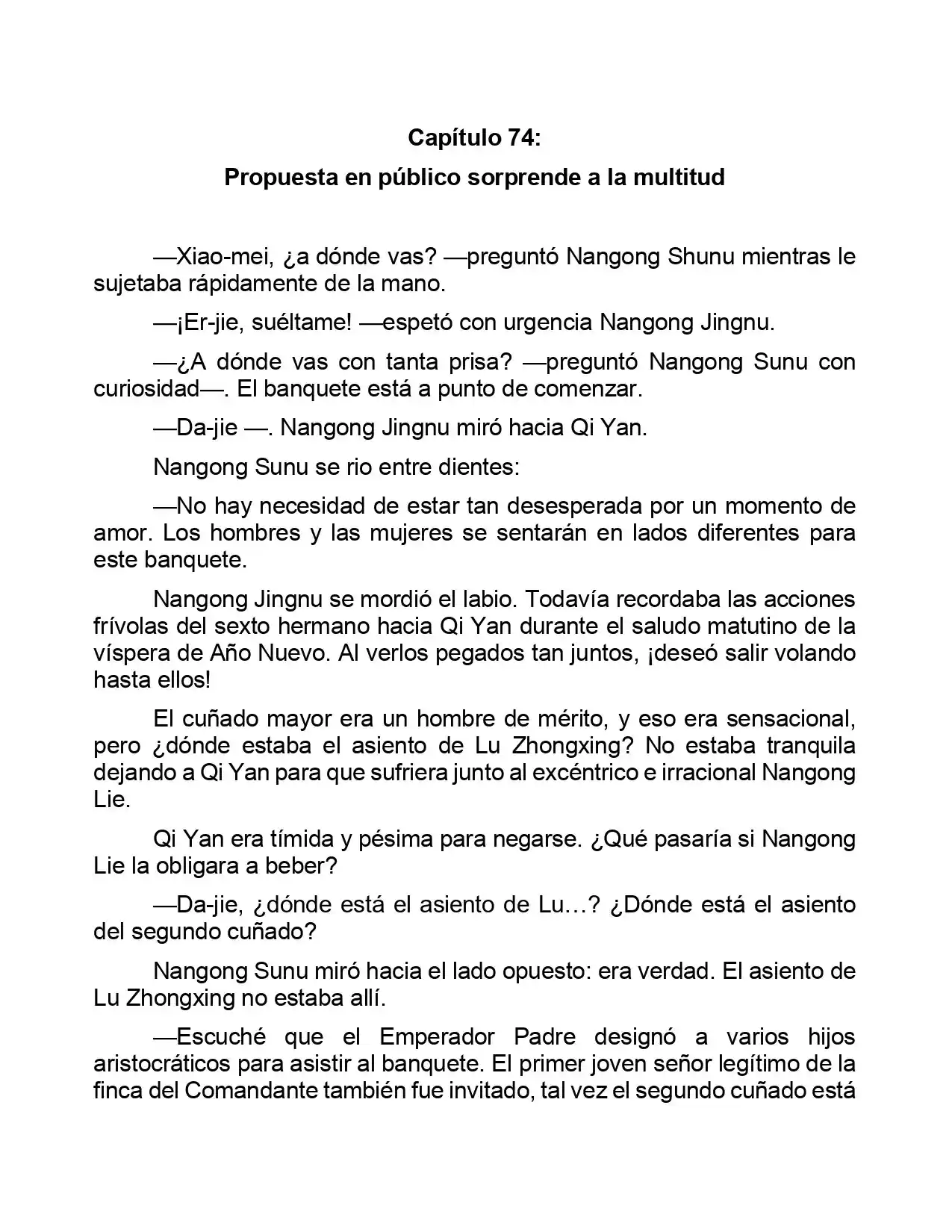 Jing Wei Qing Shang (Novela) - Capítulo 74 - Página 1 - LectorTMOo