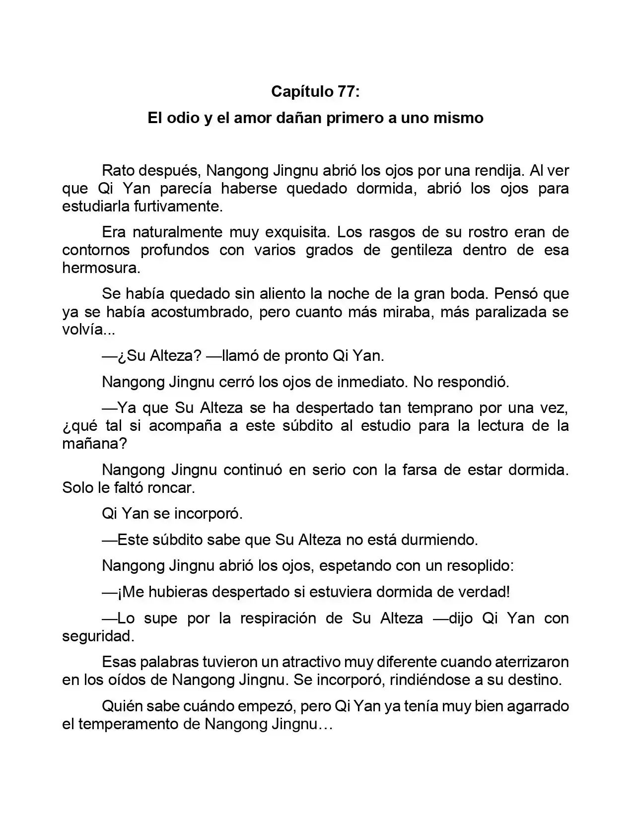 Jing Wei Qing Shang (Novela) - Capítulo 77 - Página 1 - LectorTMOo