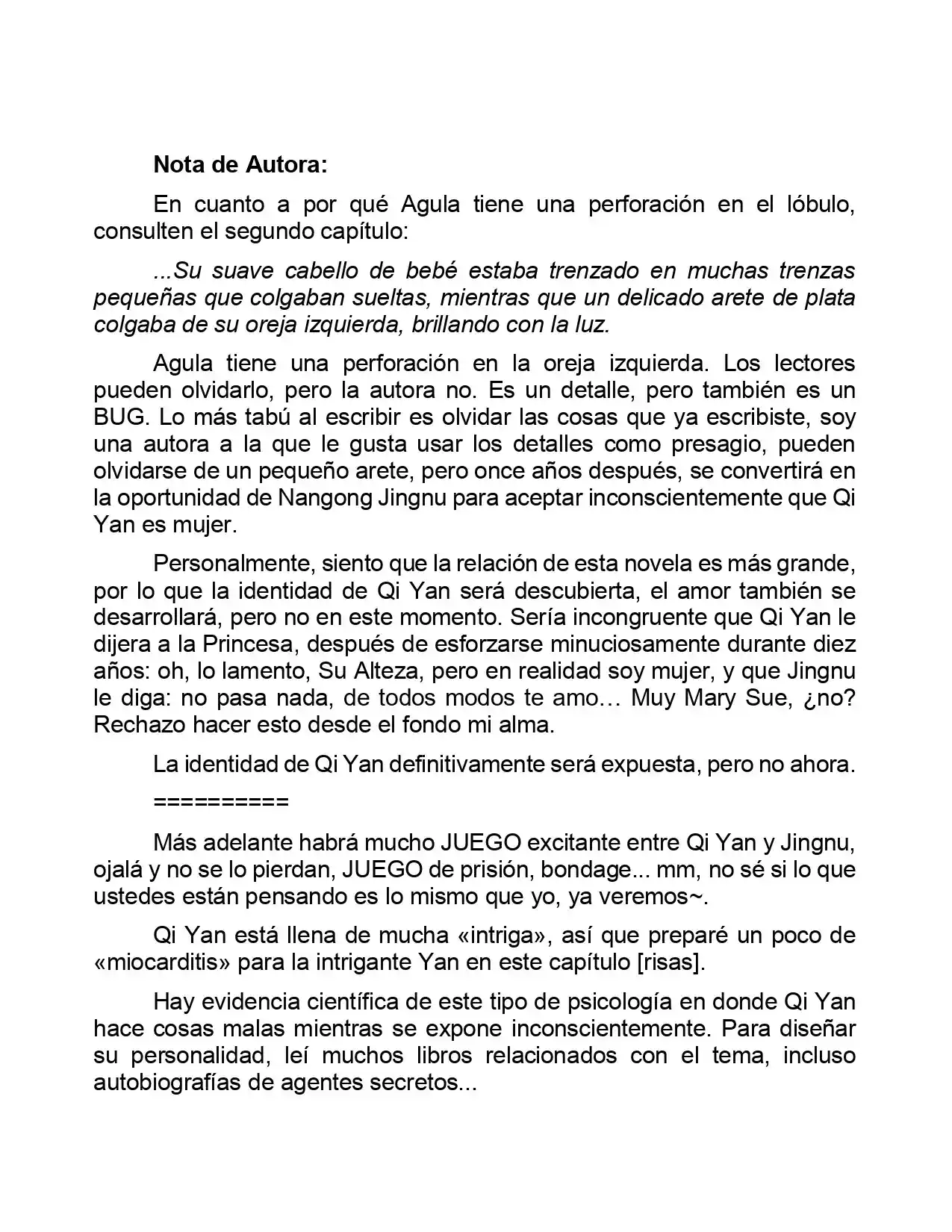 Jing Wei Qing Shang (Novela) - Capítulo 77 - Página 9 - LectorTMOo