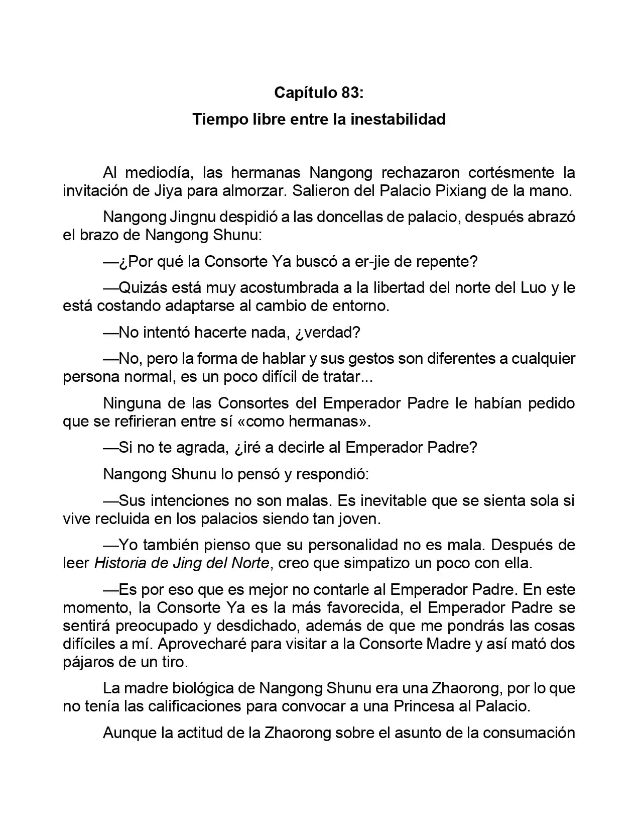 Jing Wei Qing Shang (Novela) - Capítulo 83 - Página 1 - LectorTMOo