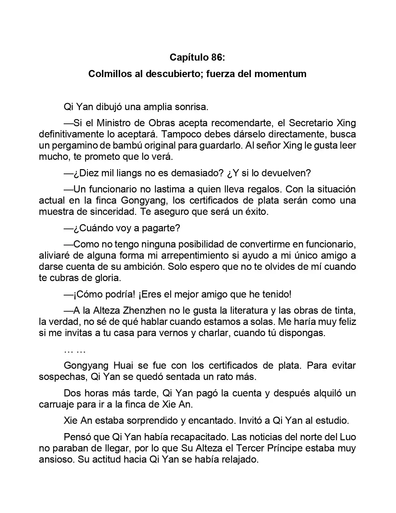 Jing Wei Qing Shang (Novela) - Capítulo 86 - Página 1 - LectorTMOo