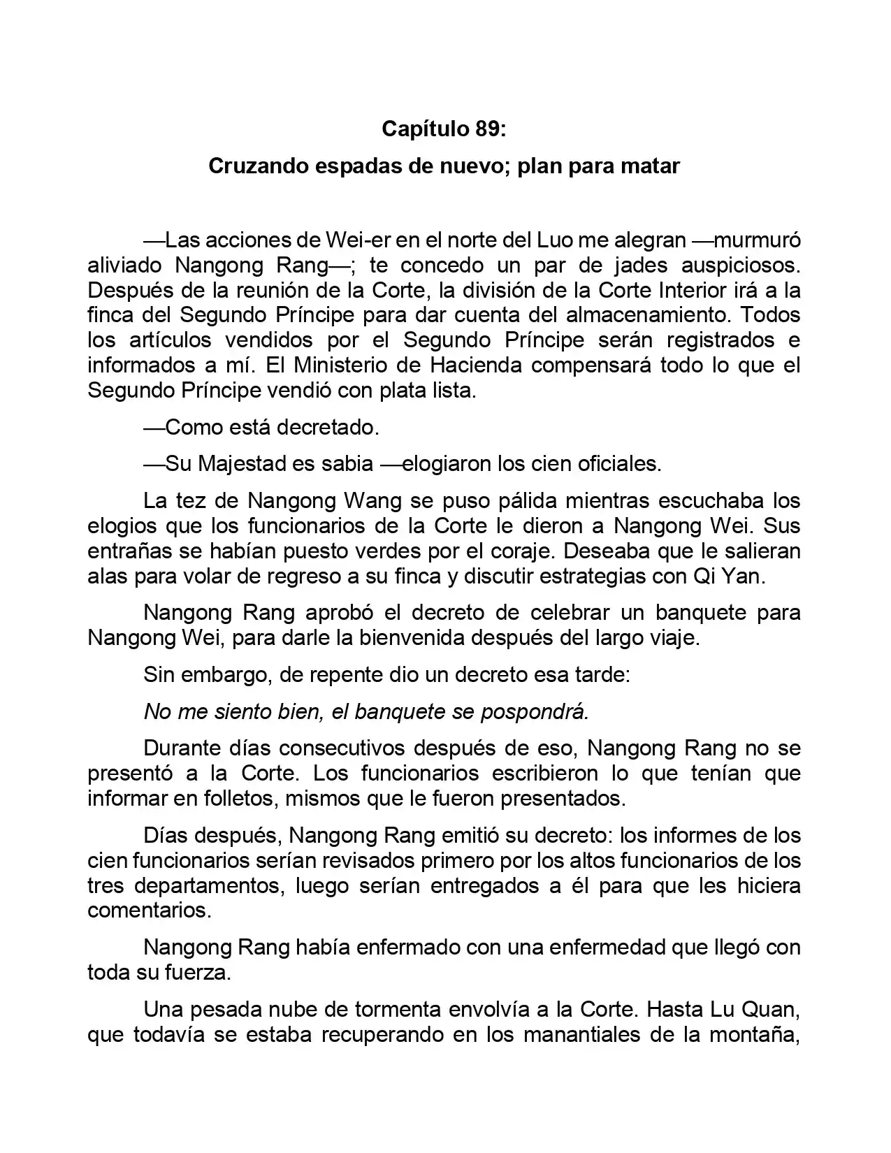 Jing Wei Qing Shang (Novela) - Capítulo 89 - Página 1 - LectorTMOo