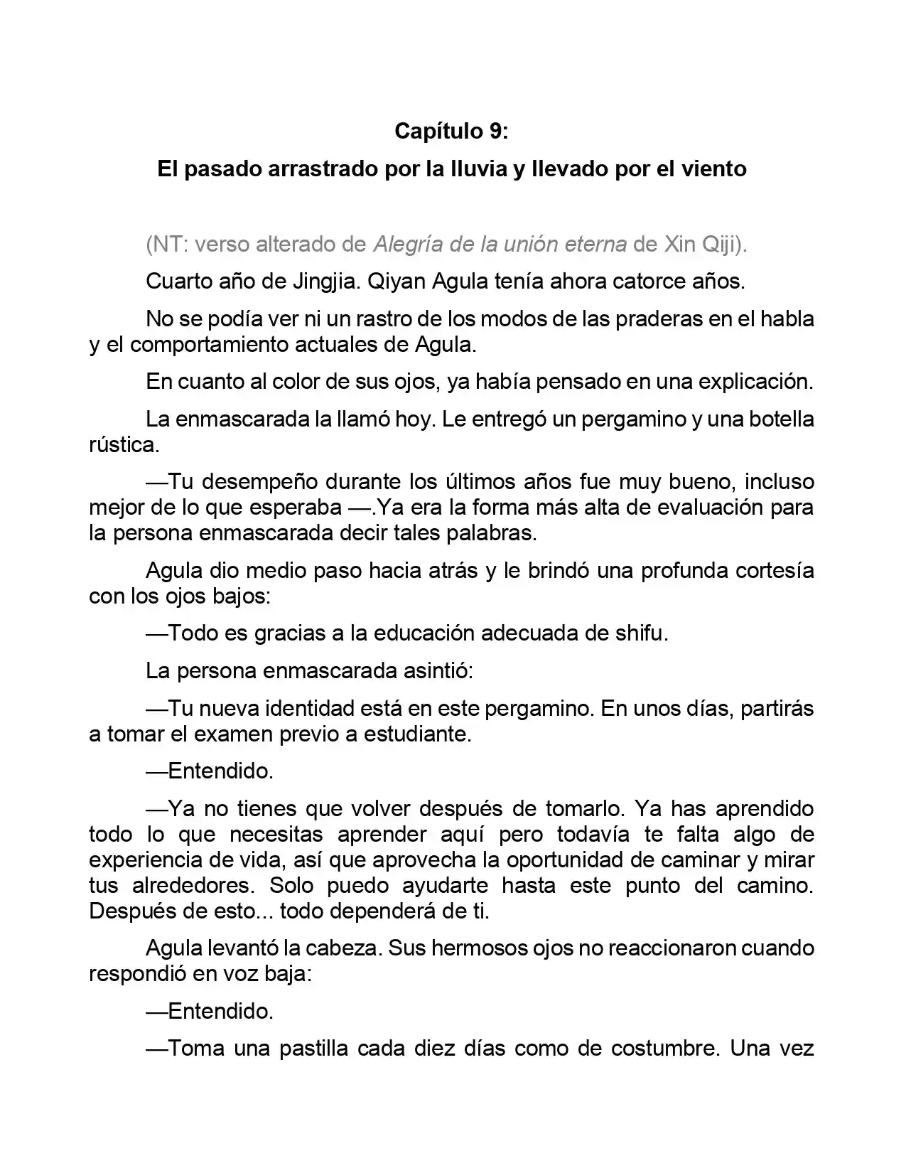Jing Wei Qing Shang (Novela) - Capítulo 9 - Página 1 - LectorTMOo