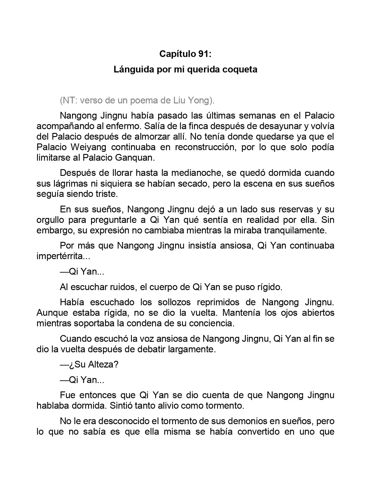 Jing Wei Qing Shang (Novela) - Capítulo 91 - Página 1 - LectorTMOo