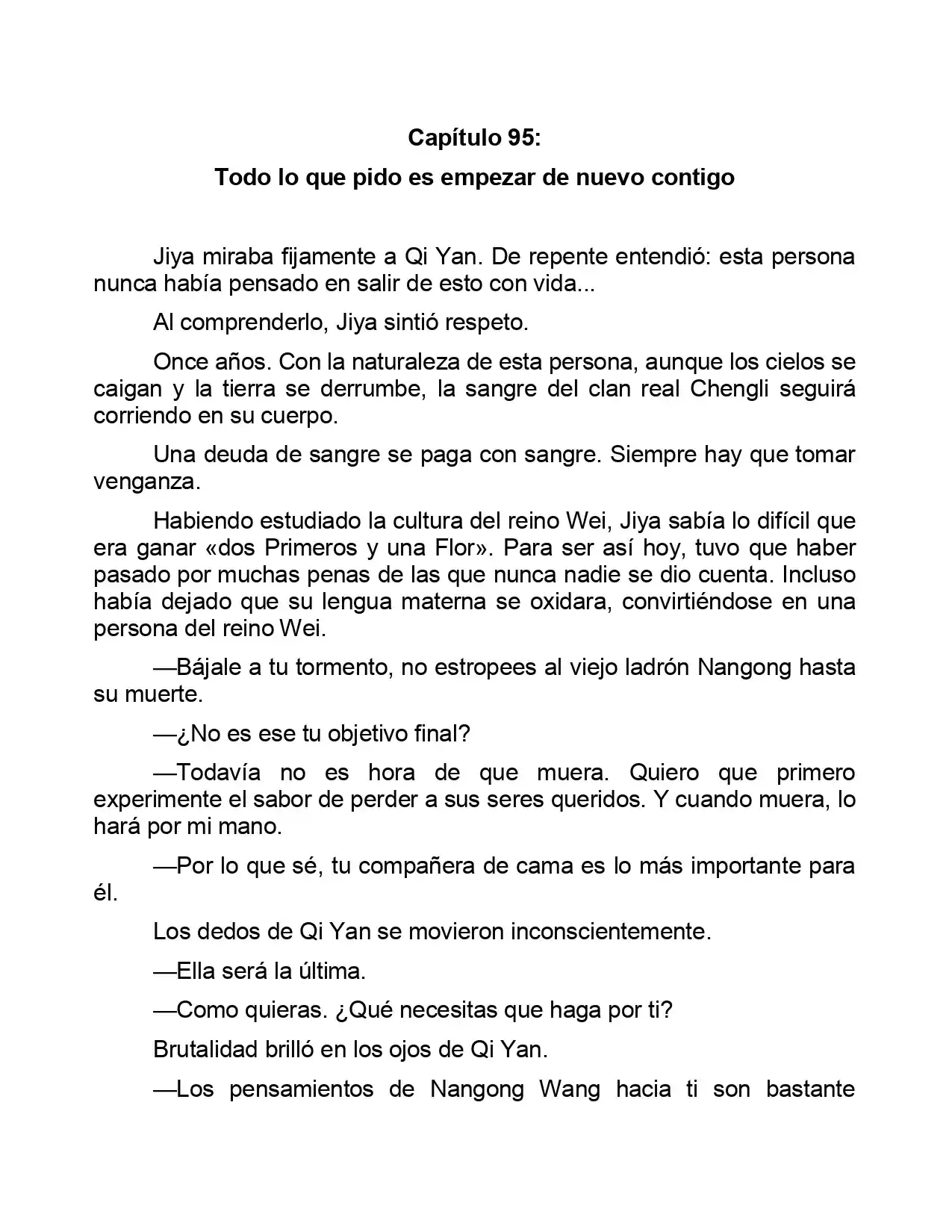 Jing Wei Qing Shang (Novela) - Capítulo 95 - Página 1 - LectorTMOo