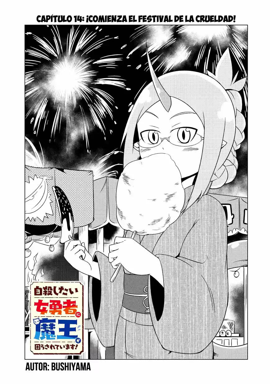 Jisatsu Shitai Onna Yuusha Ni Maou Ga Komarasareteimasu! - Capítulo 14 - Página 4 - LectorTMOo