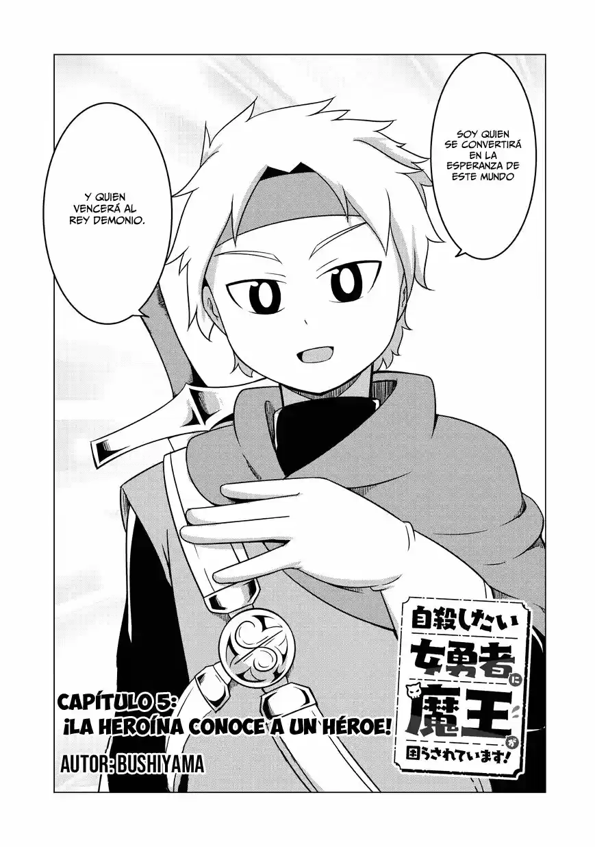 Jisatsu Shitai Onna Yuusha Ni Maou Ga Komarasareteimasu! - Capítulo 5 - Página 4 - LectorTMOo