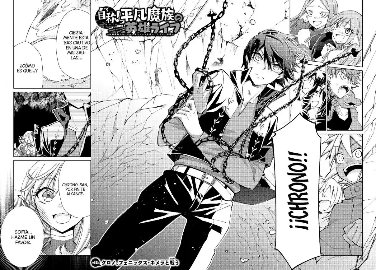Jishou! Heibon Mazoku No Eiyuu Life: B-kyuu Mazoku Nano Ni Cheat Dungeon Wo Tsukutteshimatta Kekka - Capítulo 42 - Página 3 - LectorTMOo