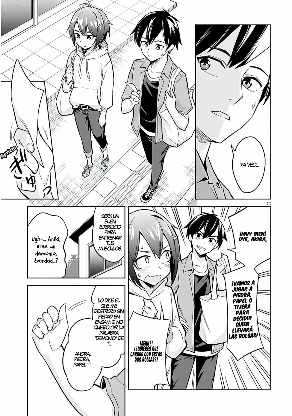 Jitsu Wa Imouto Deshita~Saikin De Kitagiri No Otouto No Kyorikan Ga Yatara Chikaiwake~ - Capítulo 4 - Página 14 - LectorTMOo