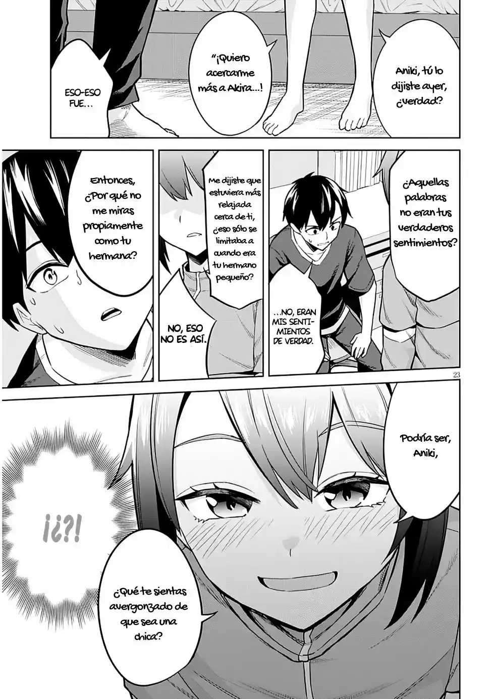 Jitsu Wa Imouto Deshita~Saikin De Kitagiri No Otouto No Kyorikan Ga Yatara Chikaiwake~ - Capítulo 5 - Página 24 - LectorTMOo