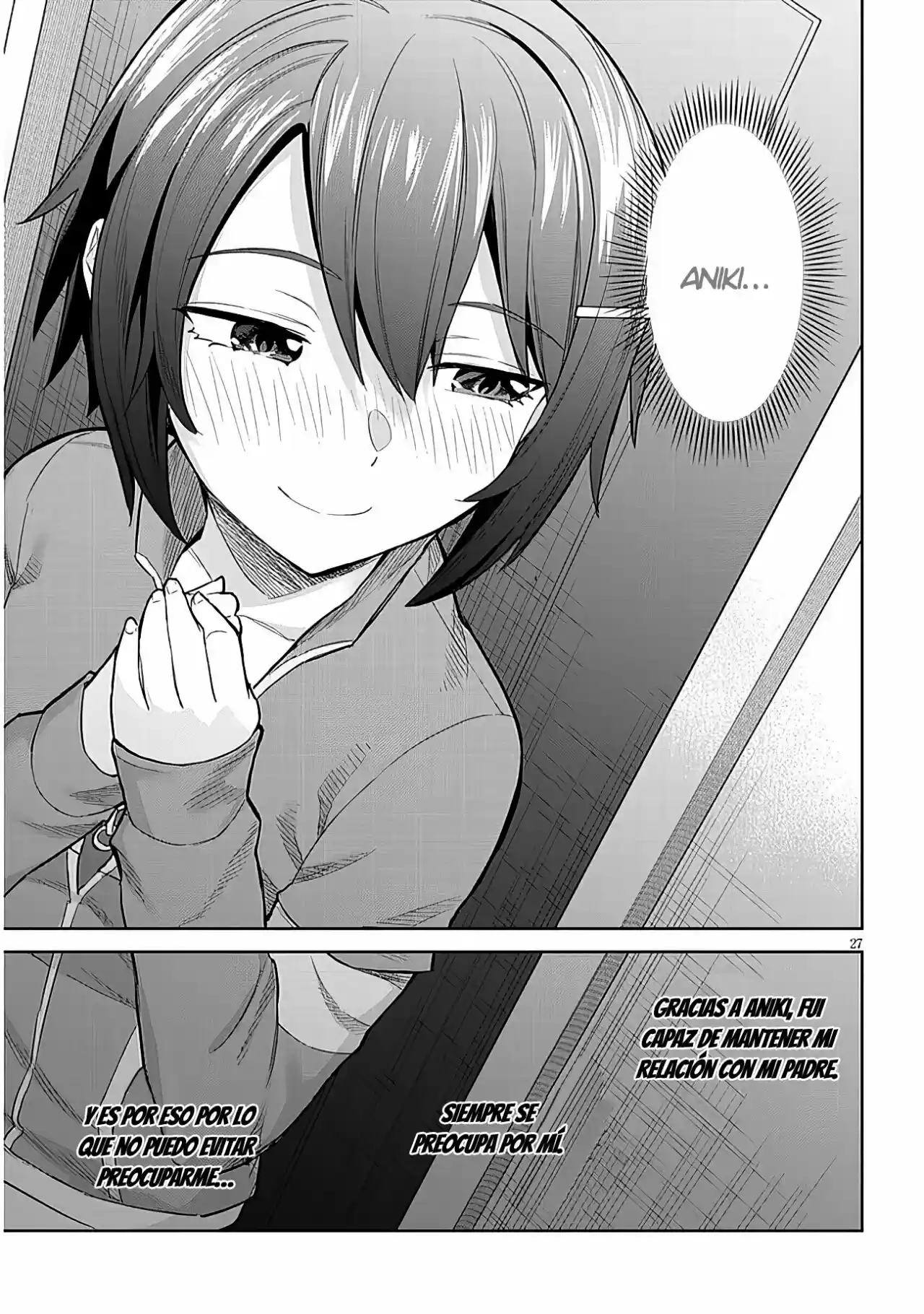 Jitsu Wa Imouto Deshita~Saikin De Kitagiri No Otouto No Kyorikan Ga Yatara Chikaiwake~ - Capítulo 9 - Página 27 - LectorTMOo