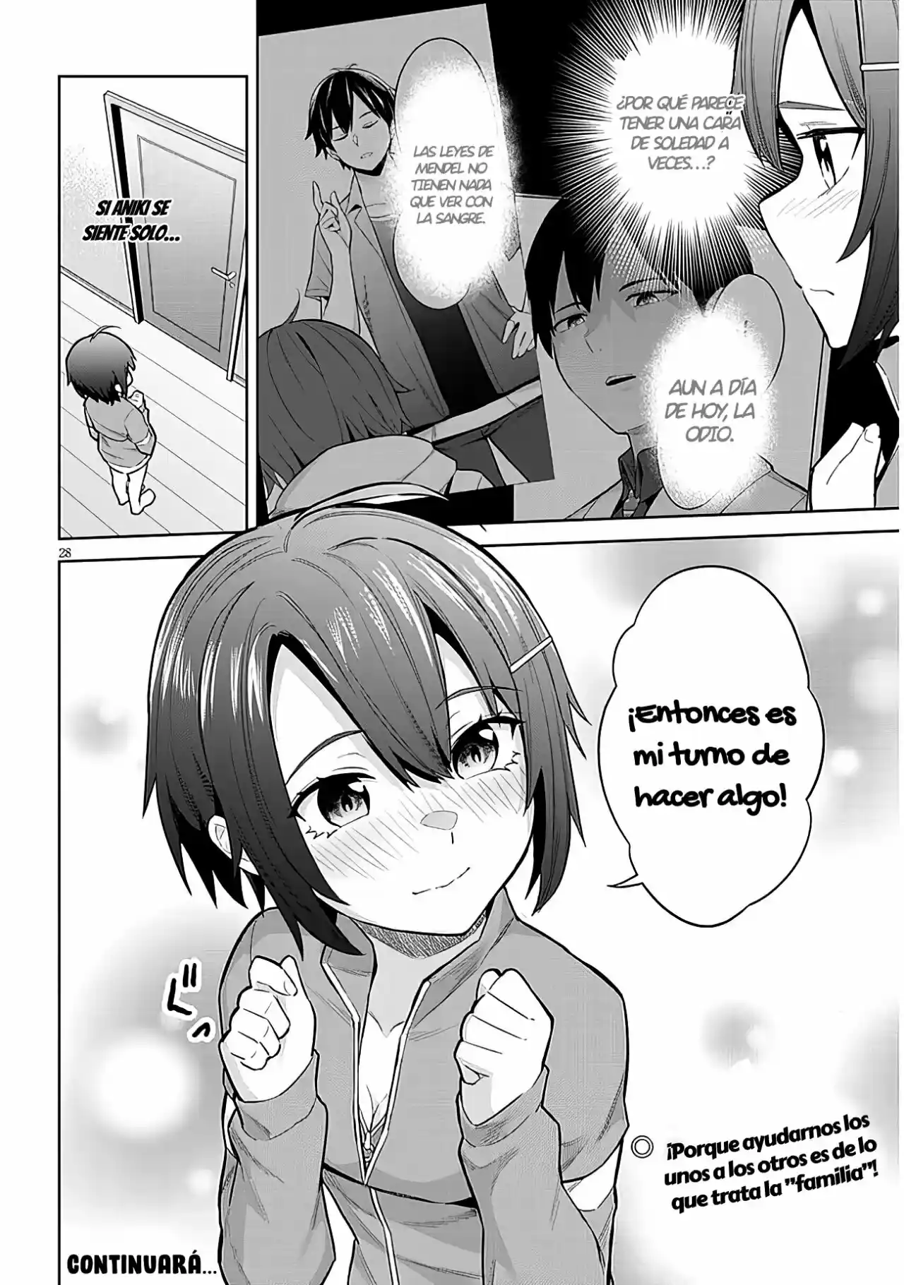 Jitsu Wa Imouto Deshita~Saikin De Kitagiri No Otouto No Kyorikan Ga Yatara Chikaiwake~ - Capítulo 9 - Página 28 - LectorTMOo